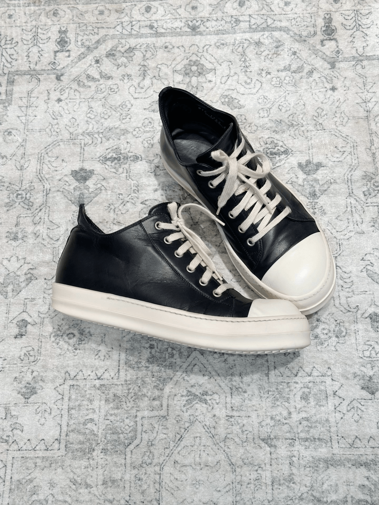 Rick Owens Rick Owens Main Line Leather Low-Top Size US 8.5 / EU 41-42 - 4 Thumbnail