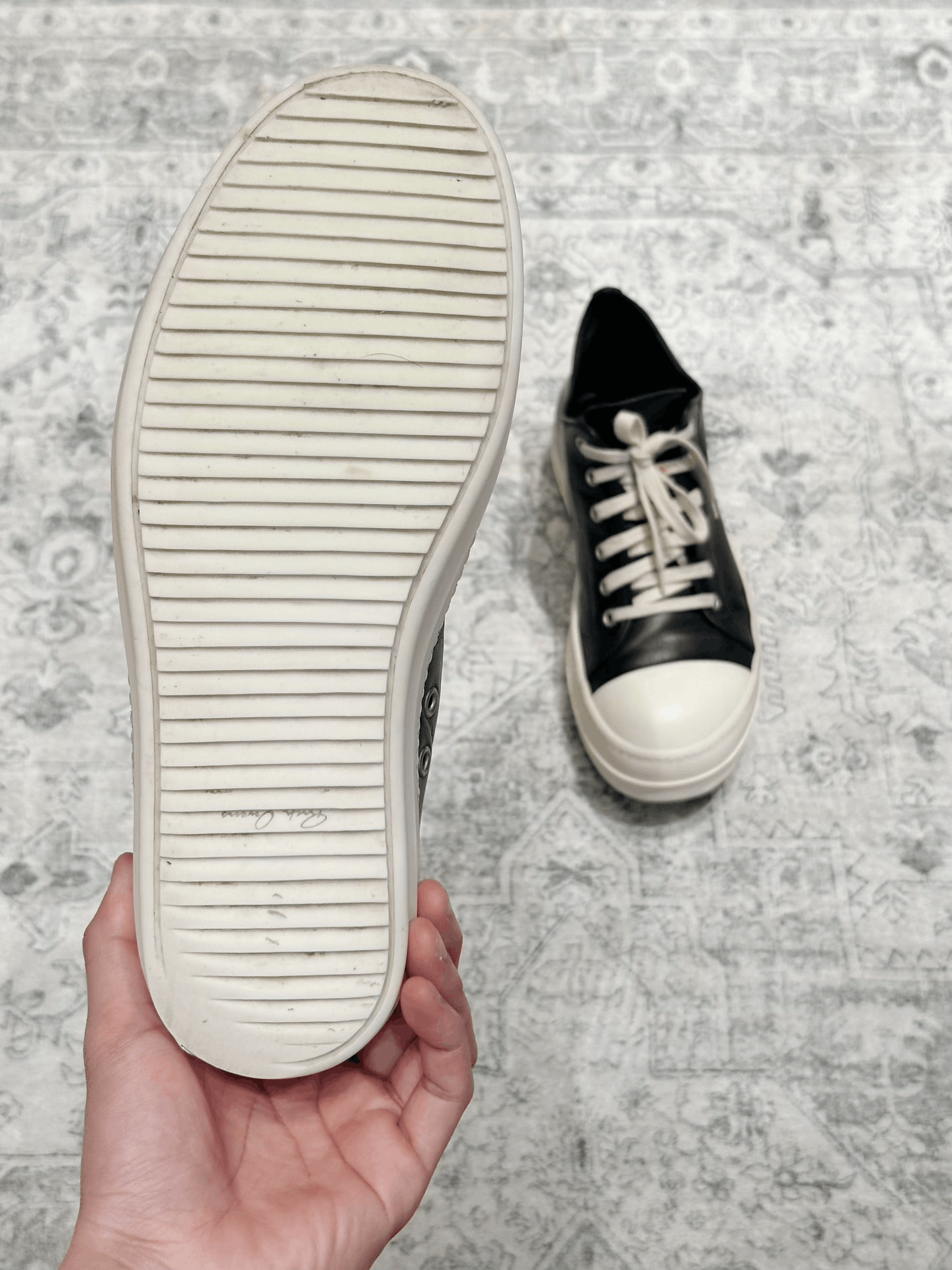 Rick Owens Rick Owens Main Line Leather Low-Top Size US 8.5 / EU 41-42 - 8 Thumbnail