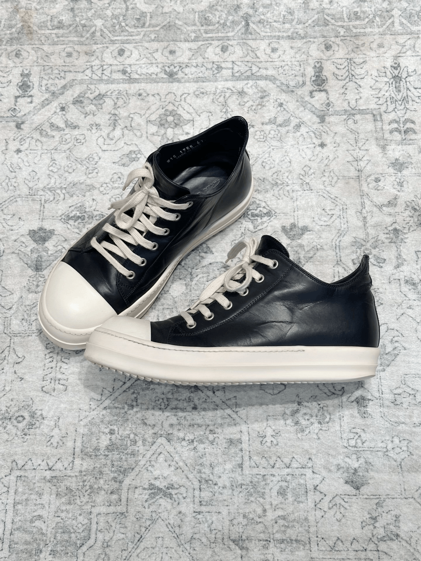 Rick Owens Rick Owens Main Line Leather Low-Top Size US 8.5 / EU 41-42 - 5 Thumbnail