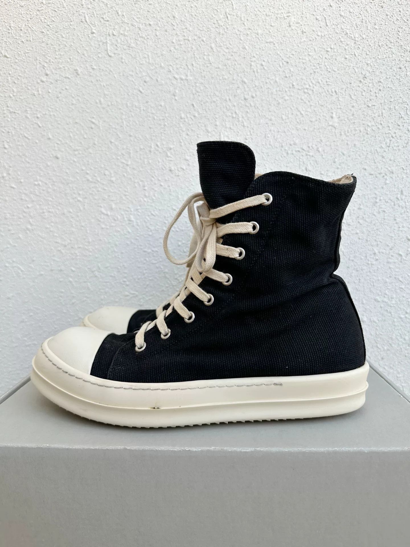 Rick Owens Drkshdw Rick Owens DRKSHDW Canvas Sneakers Size US 8 / EU 41 - 4 Thumbnail