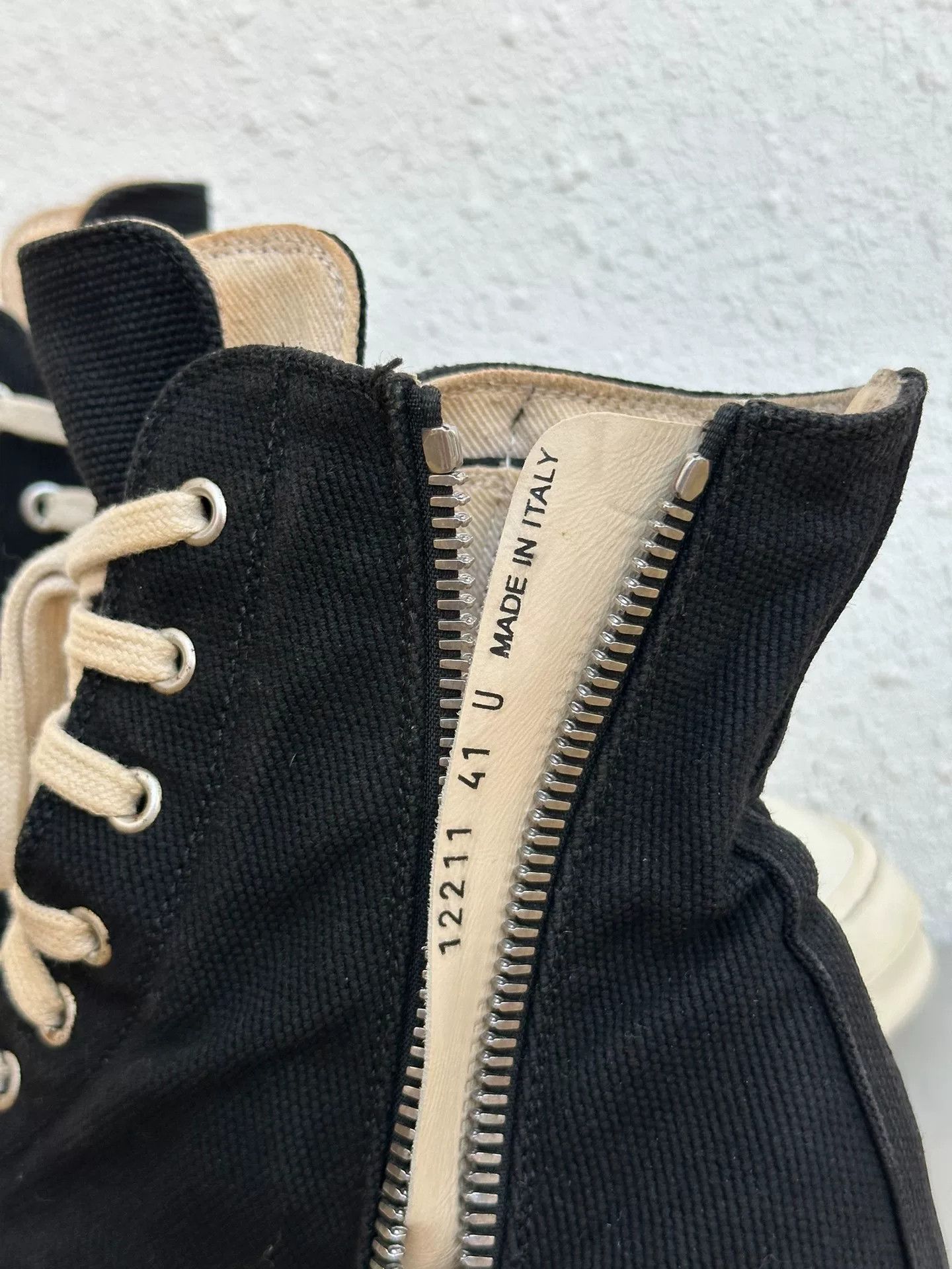Rick Owens Drkshdw Rick Owens DRKSHDW Canvas Sneakers Size US 8 / EU 41 - 7 Thumbnail