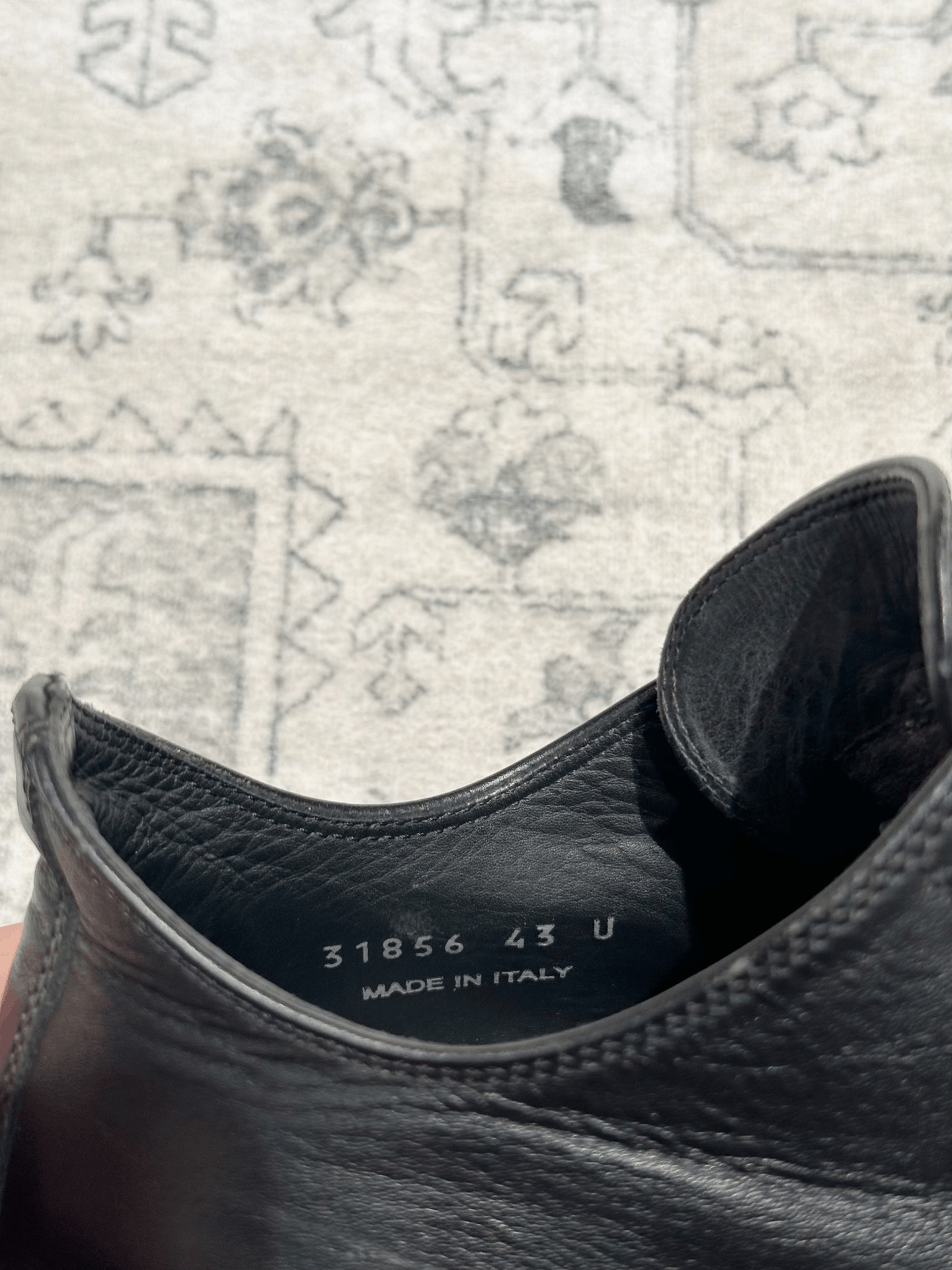 Rick Owens Rick Owens x Converse Low Top Leather Black White Size US 10 / EU 43 - 7 Thumbnail