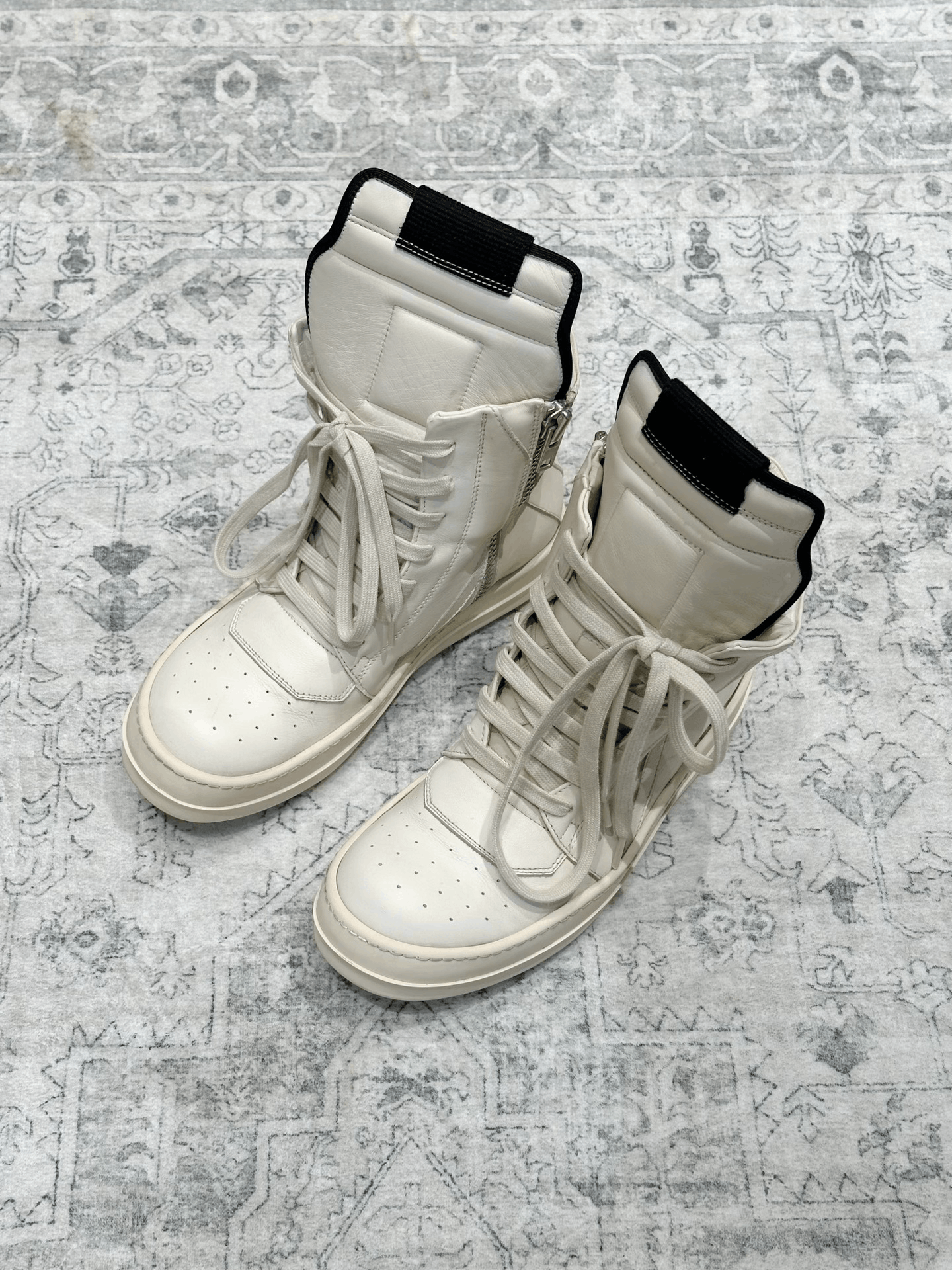 Rick Owens Rick Owens Inverted Triangle Leather High-Top Size US 5 / EU 37 - 2 Thumbnail