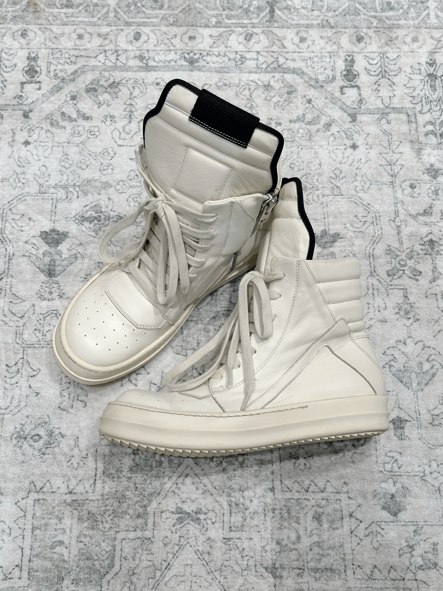 Rick Owens Rick Owens Inverted Triangle Leather High-Top Size US 5 / EU 37 - 4 Thumbnail
