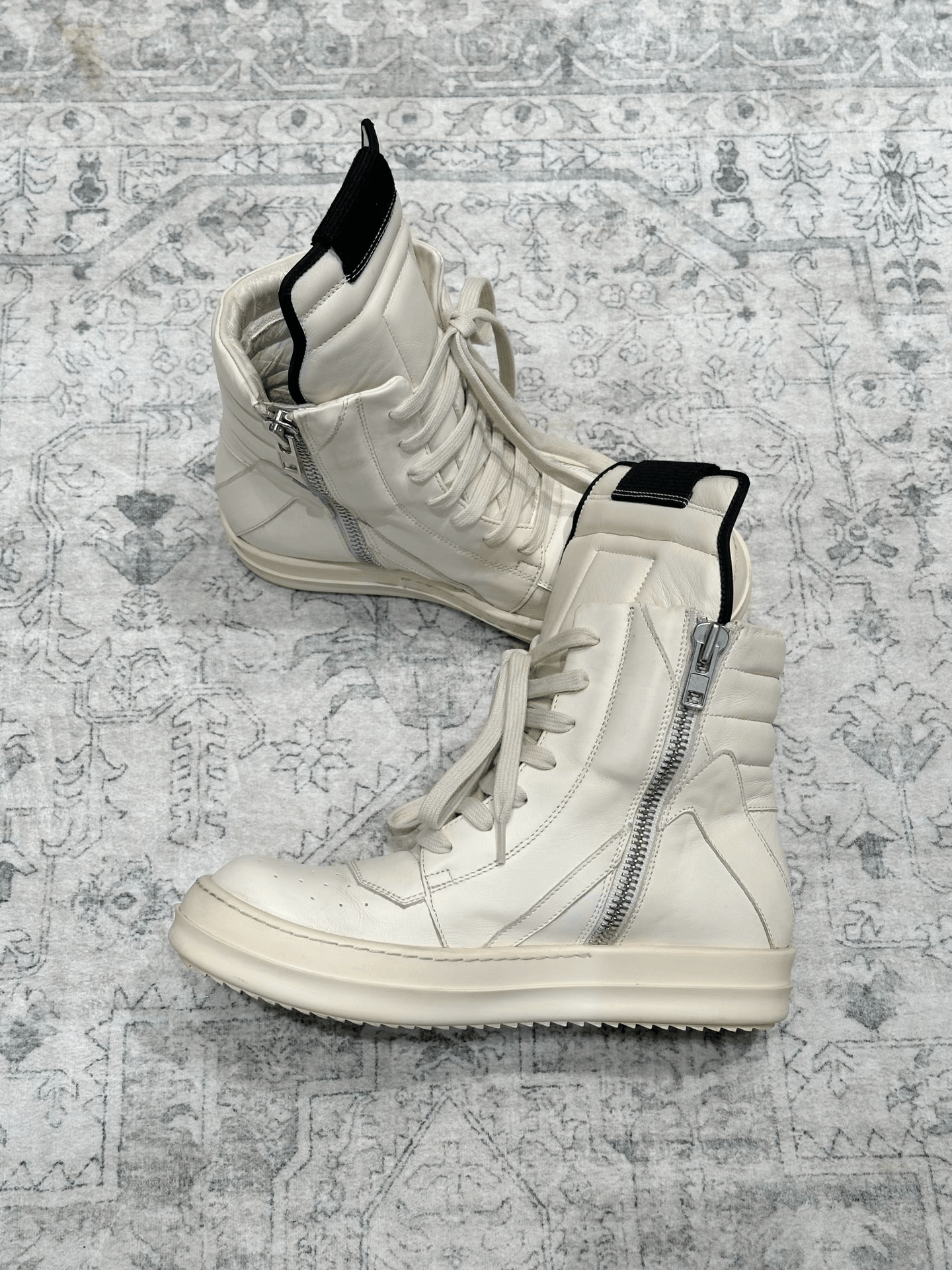 Rick Owens Rick Owens Inverted Triangle Leather High-Top Size US 5 / EU 37 - 5 Thumbnail