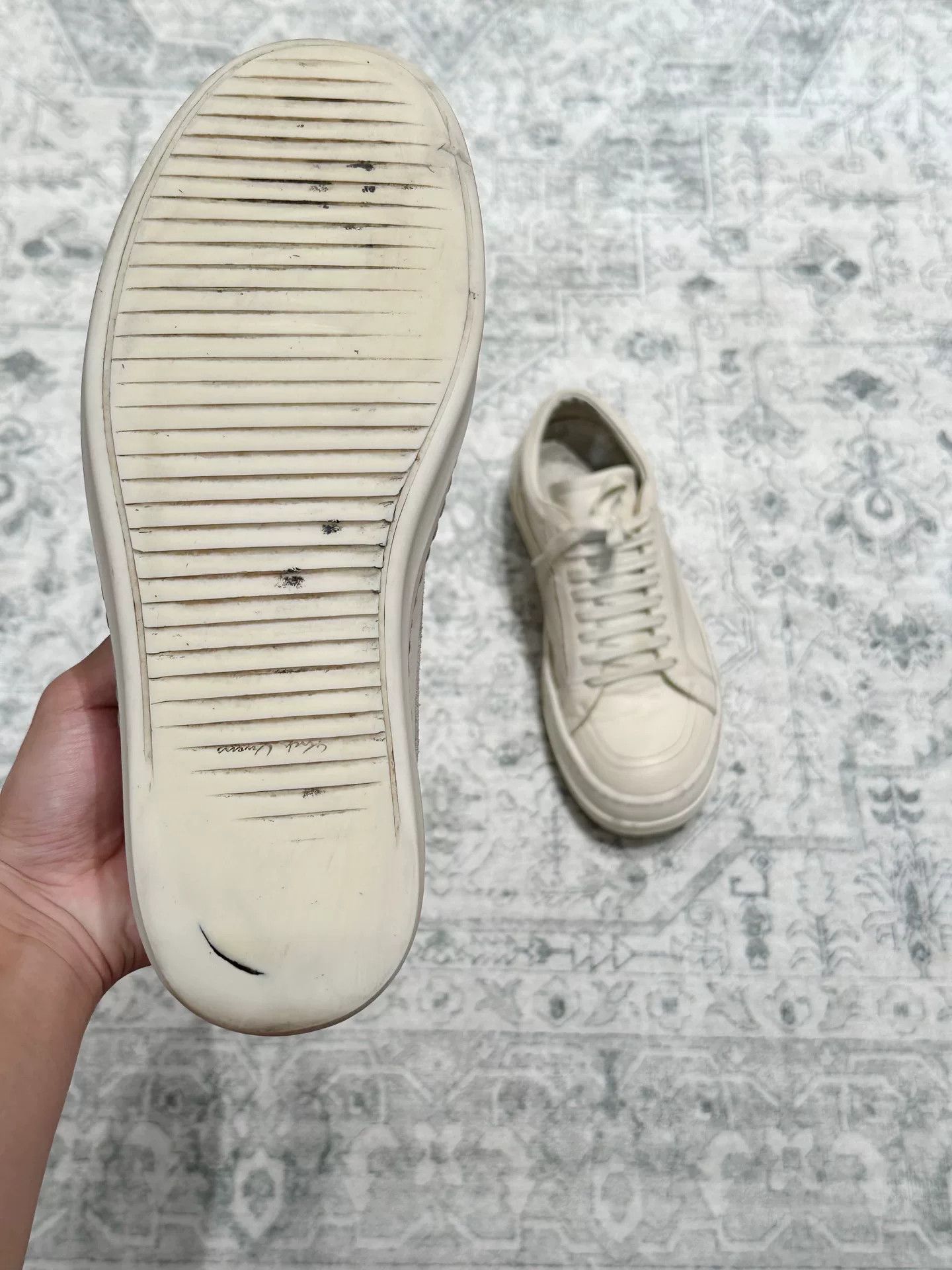 Rick Owens Rick Owens Low-Top White Shoes Size US 8 / EU 41 - 7 Thumbnail