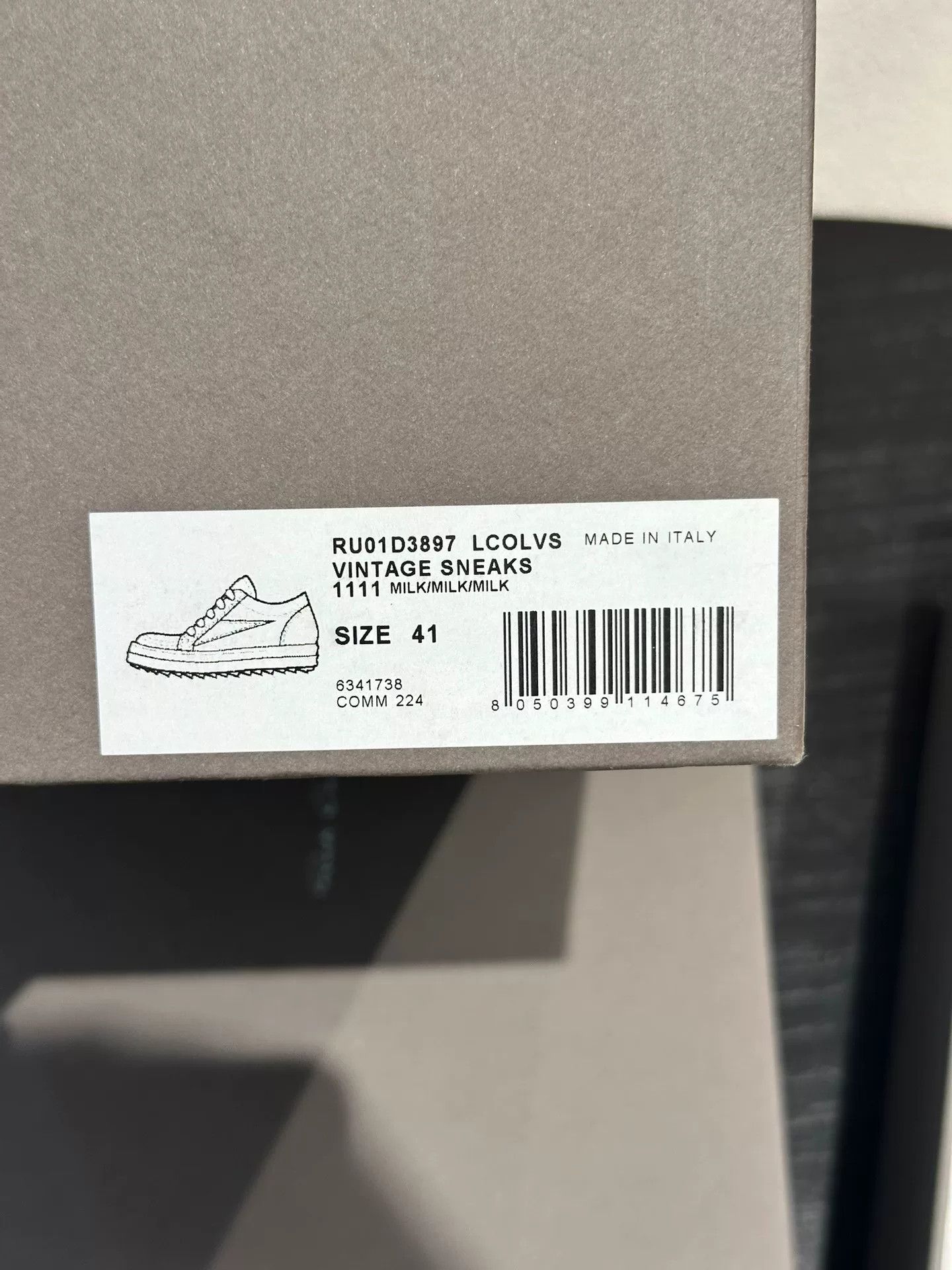 Rick Owens Rick Owens Low-Top White Shoes Size US 8 / EU 41 - 9 Thumbnail