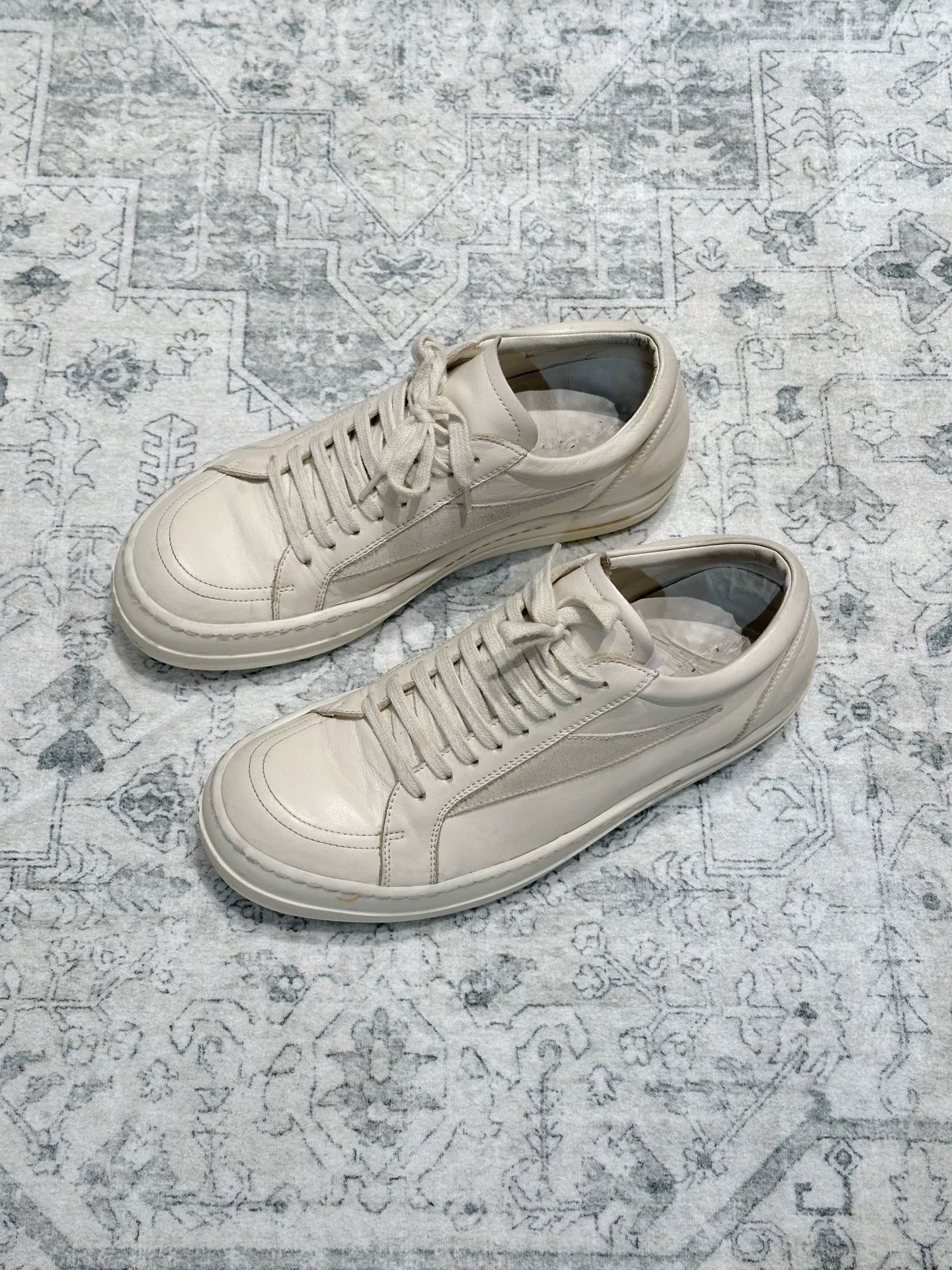 Rick Owens Rick Owens Low-Top White Shoes Size US 8 / EU 41 - 3 Thumbnail