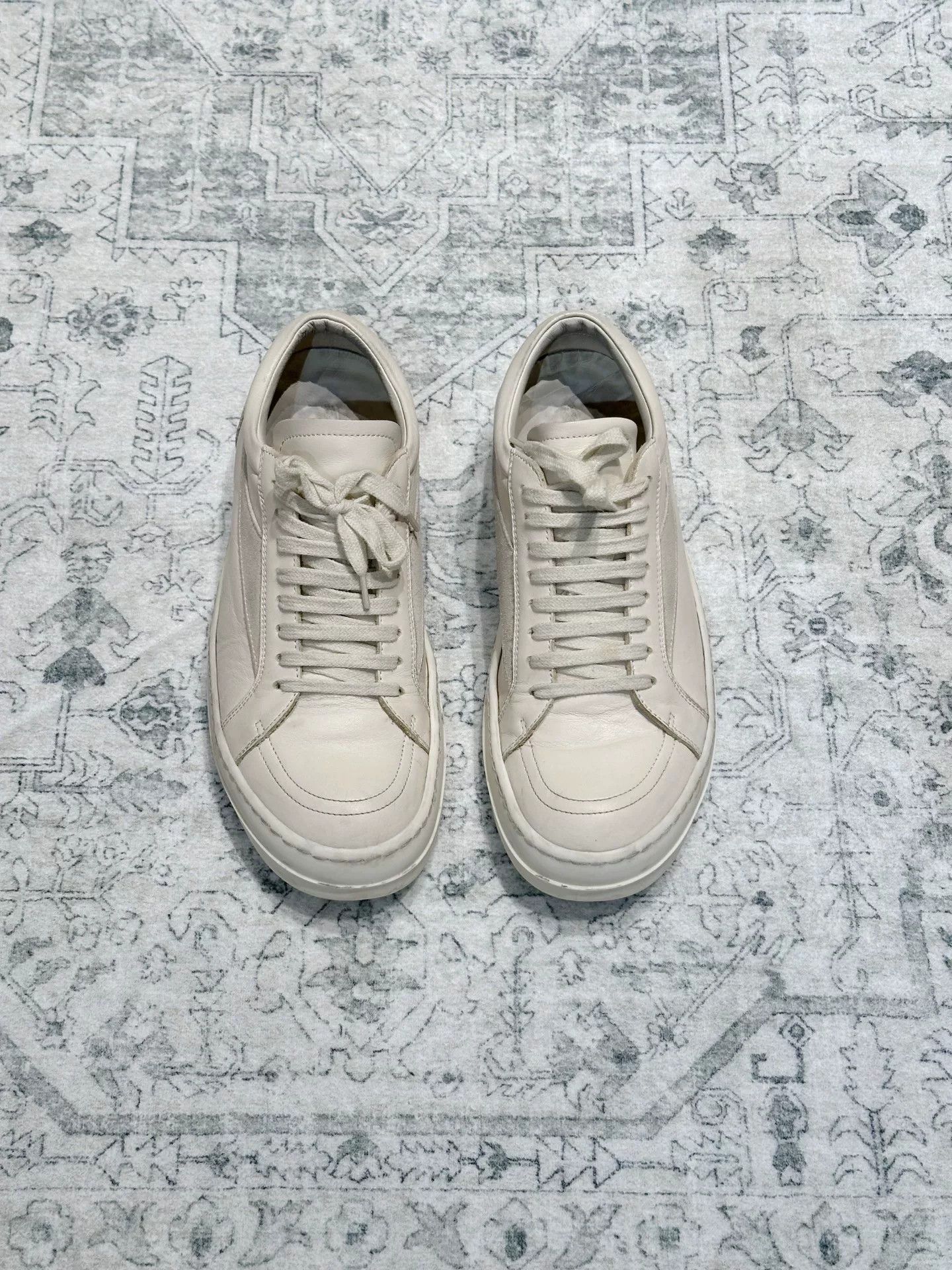 Rick Owens Rick Owens Low-Top White Shoes Size US 8 / EU 41 - 2 Thumbnail