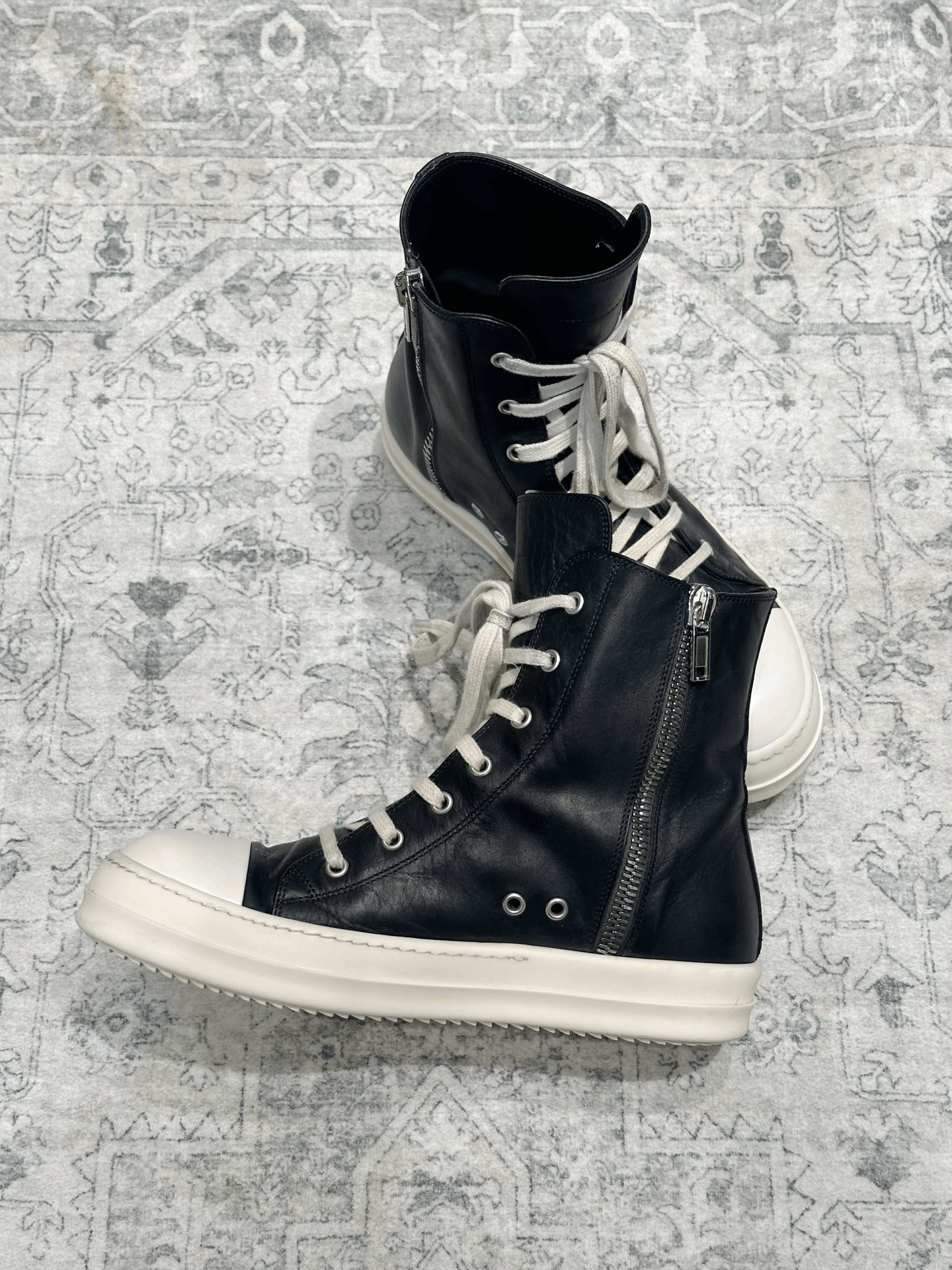 Rick Owens Rick Owens Converse High-Top Leather Size US 8 / EU 41 - 5 Thumbnail