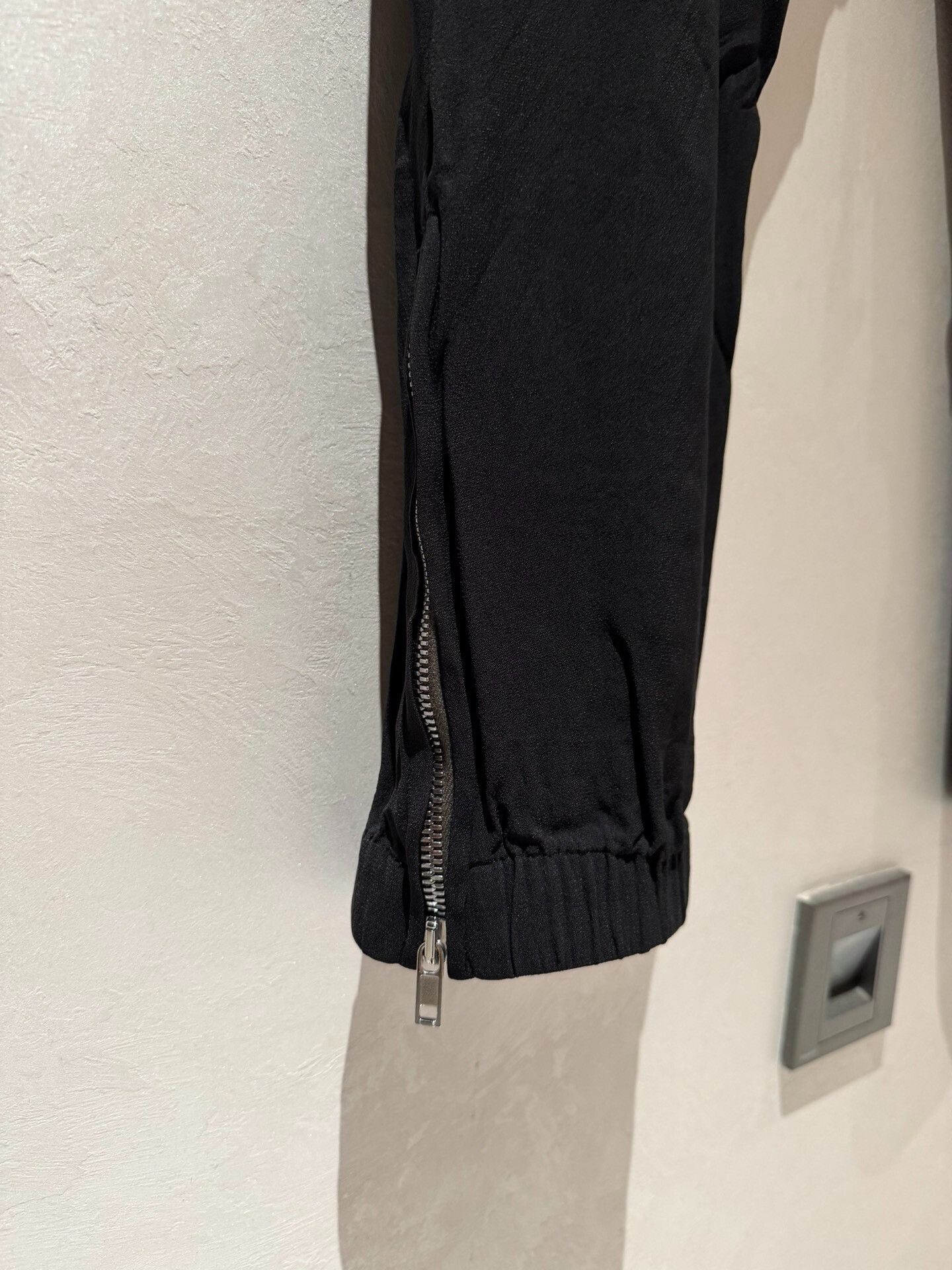 Rick Owens Rick Owens Main Line Black Side Zip Drawstring Pants Size US 31 - 4 Thumbnail