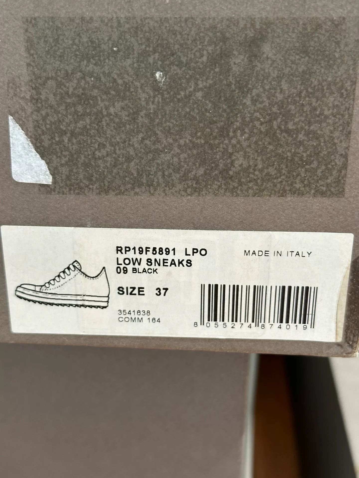 Rick Owens Rick Owens x Converse Leather Low-Top Size US 6 / IT 36 - 9 Thumbnail