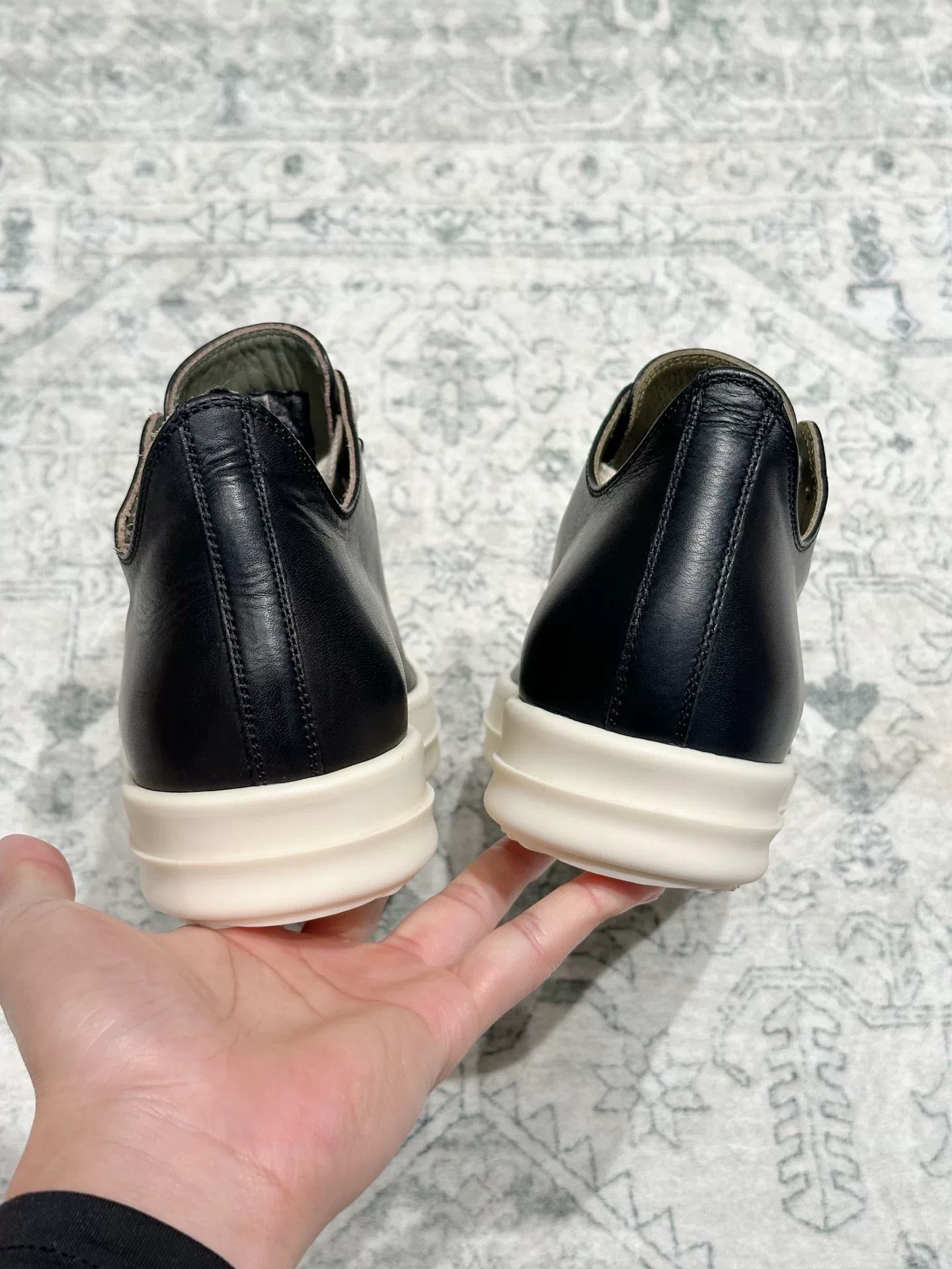 Rick Owens Rick Owens x Converse Leather Low-Top Size US 6 / IT 36 - 5 Thumbnail