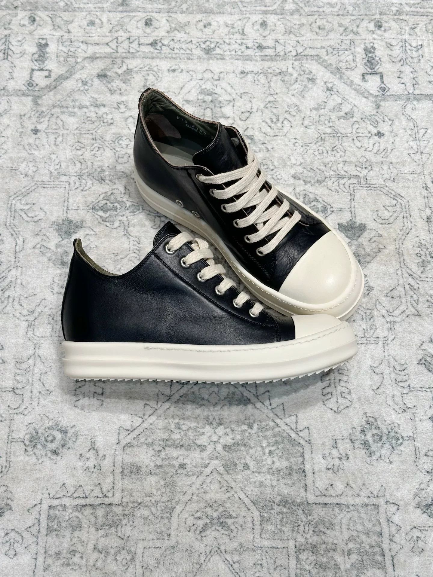 Rick Owens Rick Owens x Converse Leather Low-Top Size US 6 / IT 36 - 3 Thumbnail
