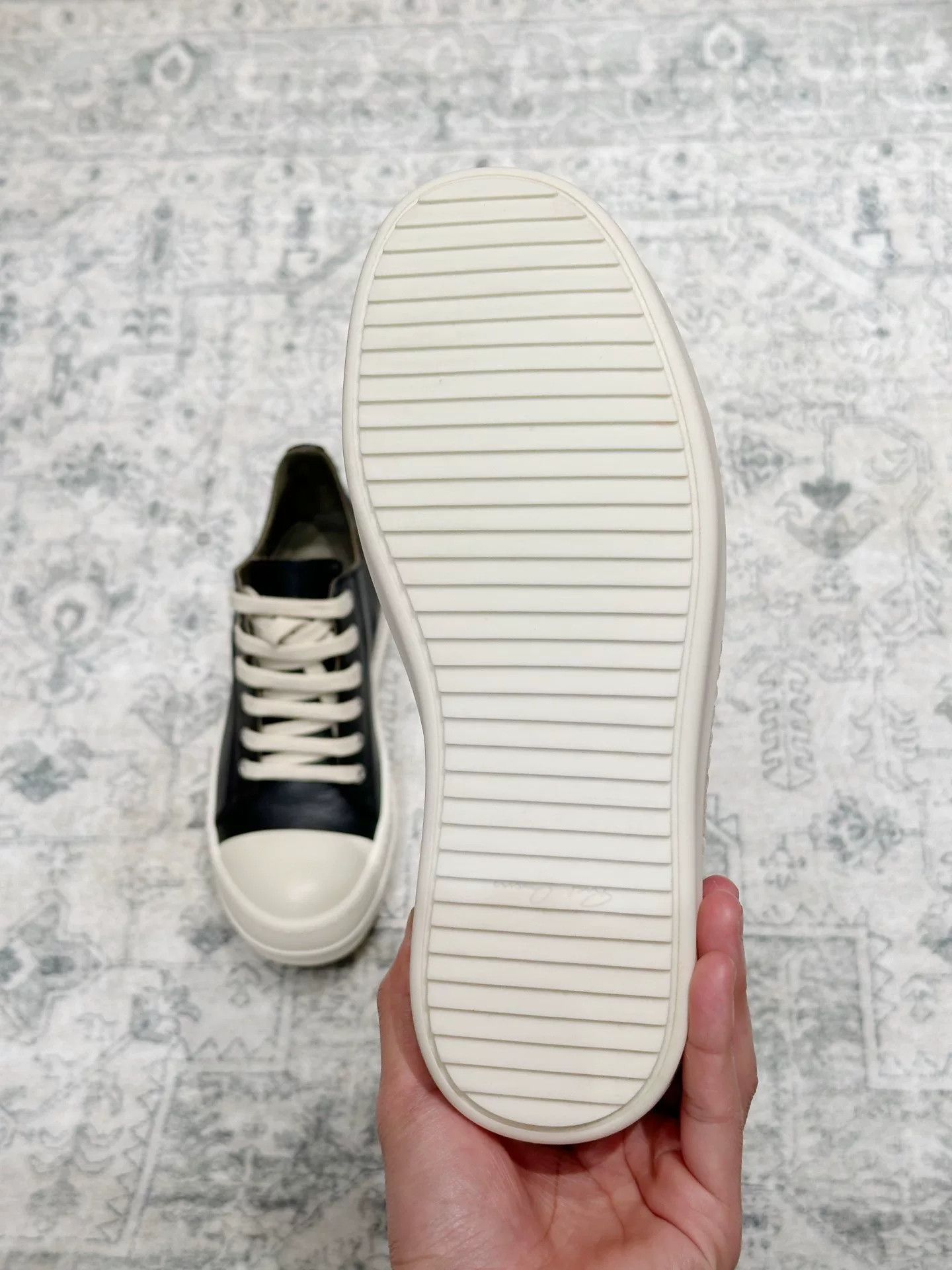 Rick Owens Rick Owens x Converse Leather Low-Top Size US 6 / IT 36 - 8 Thumbnail