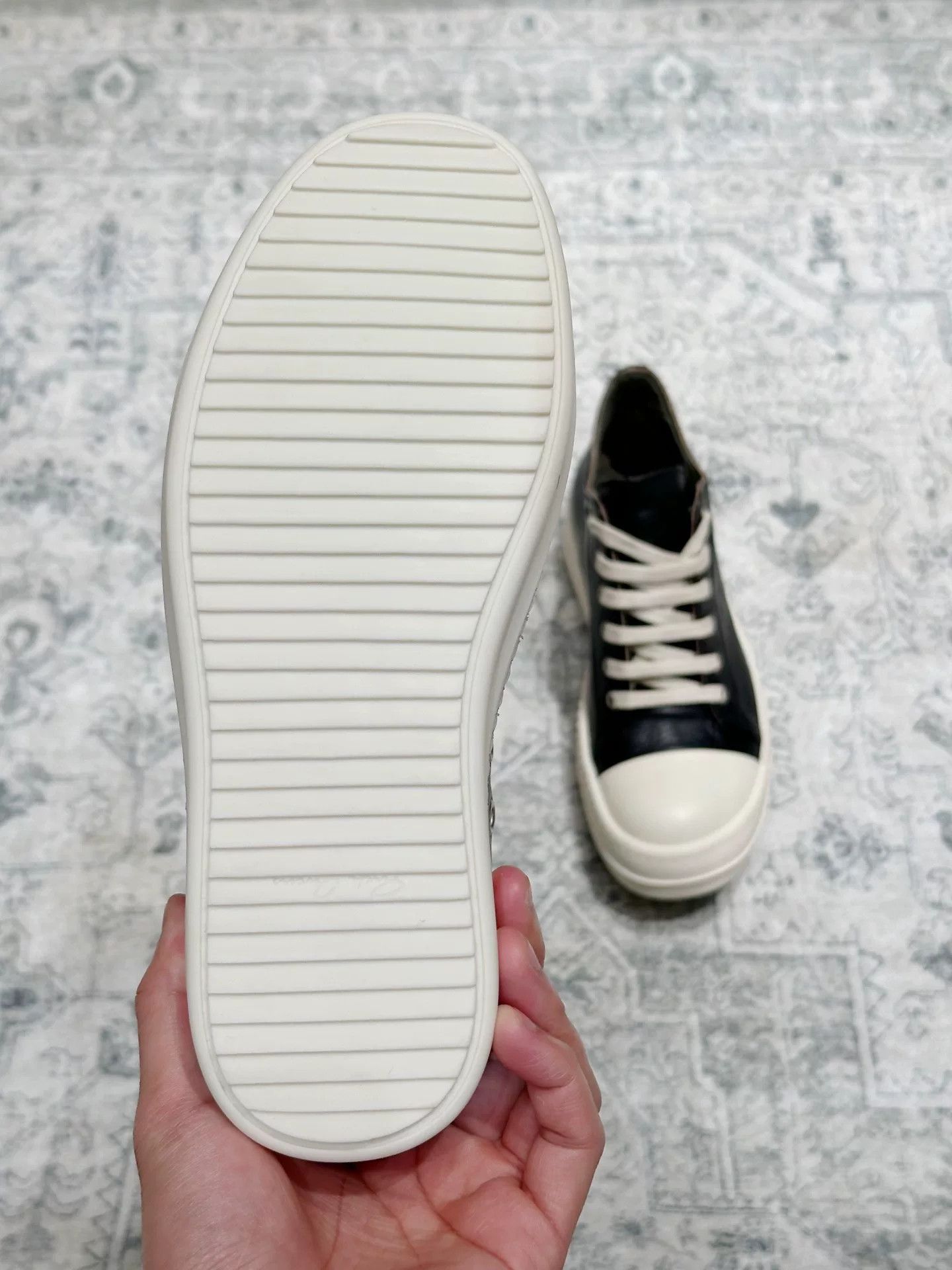 Rick Owens Rick Owens x Converse Leather Low-Top Size US 6 / IT 36 - 7 Thumbnail