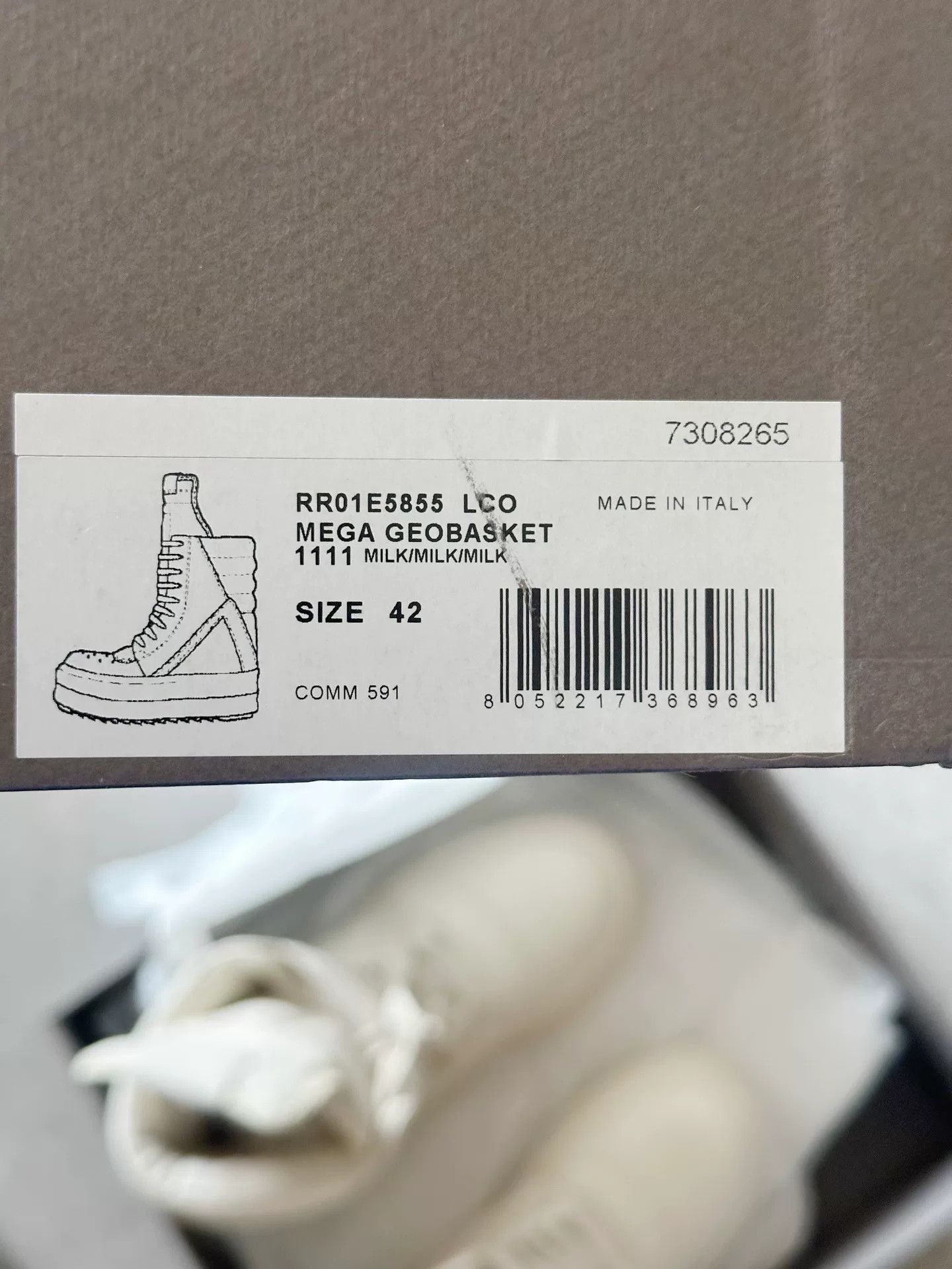 Rick Owens Rick Owens High-Top Thick Sole Runway Size US 9 / EU 42 - 9 Thumbnail