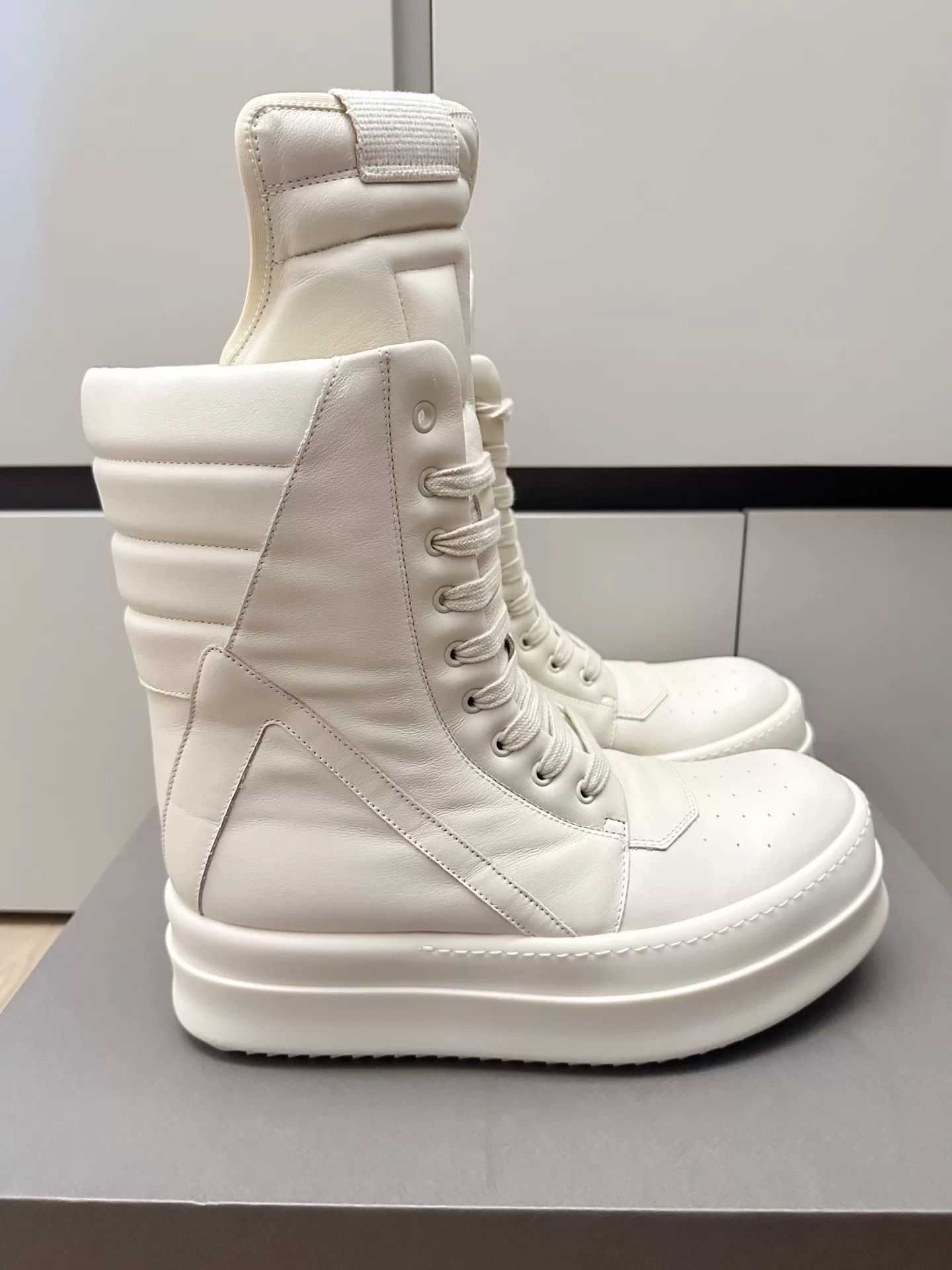 Rick Owens Rick Owens High-Top Thick Sole Runway Size US 9 / EU 42 - 4 Thumbnail