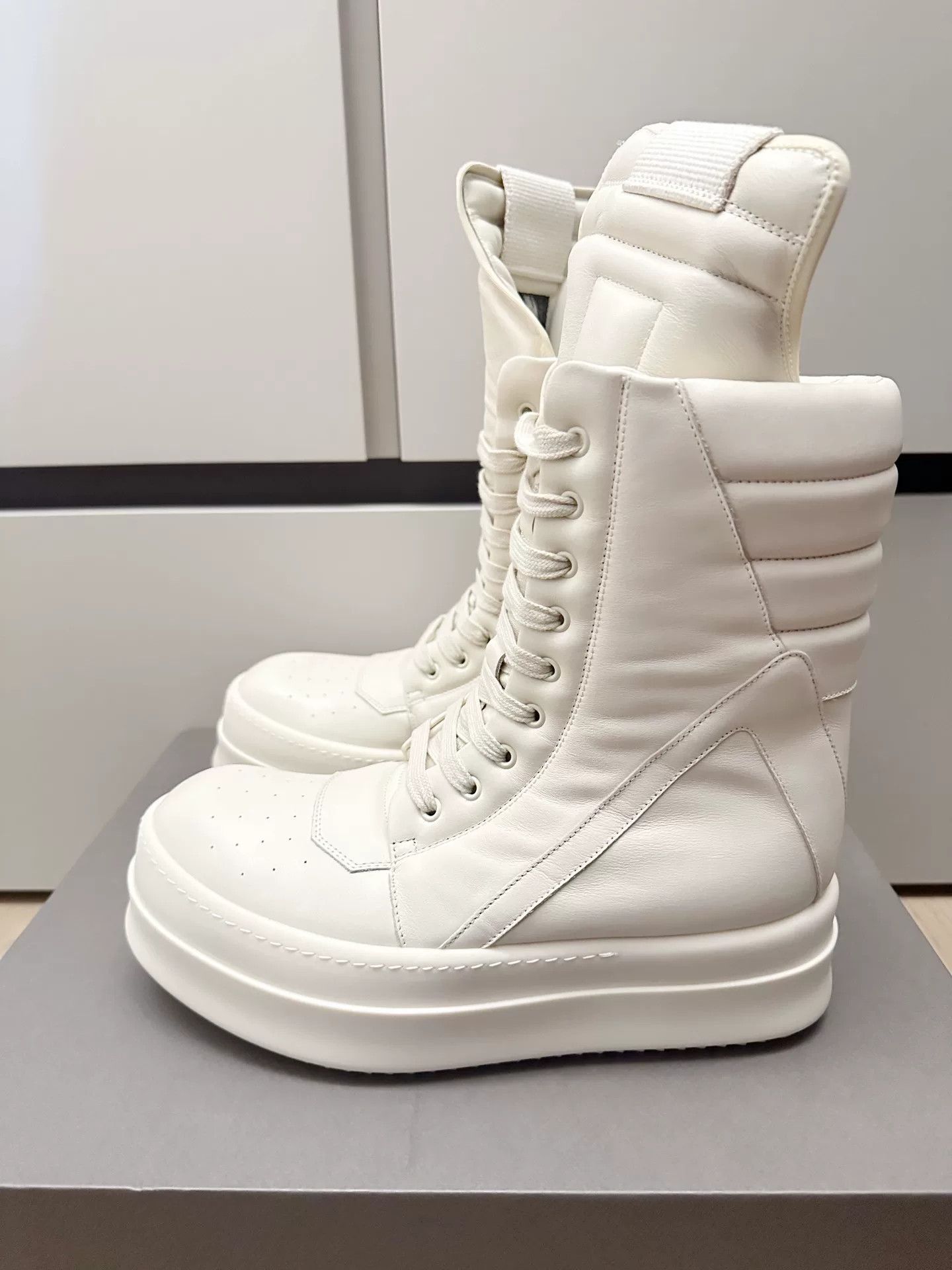 Rick Owens Rick Owens High-Top Thick Sole Runway Size US 9 / EU 42 - 5 Thumbnail