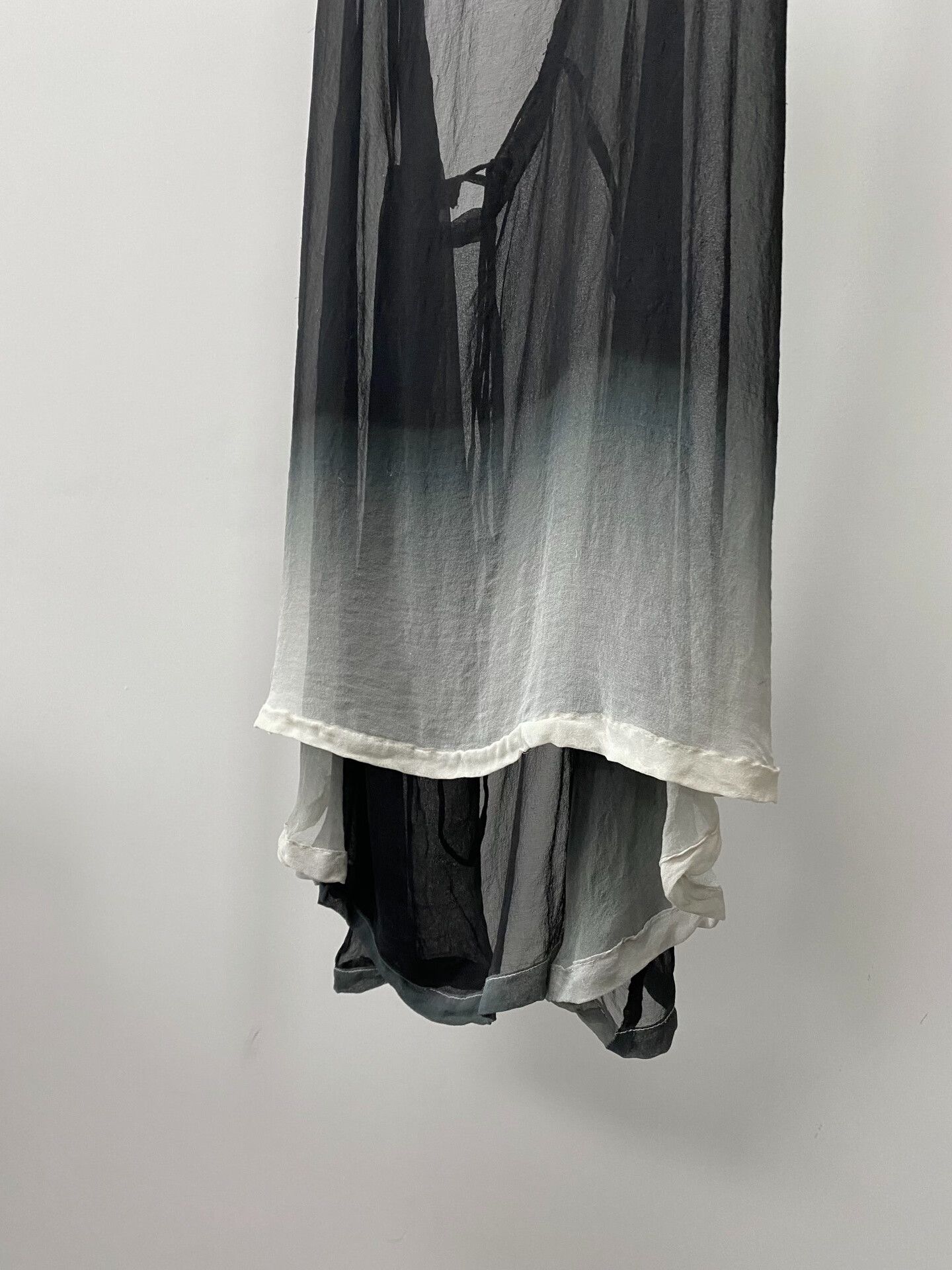 Ann Demeulemeester Ann Demeulemeester SS2007 Gradient Silk Dress Size S / US 4 / IT 40 - 3 Thumbnail