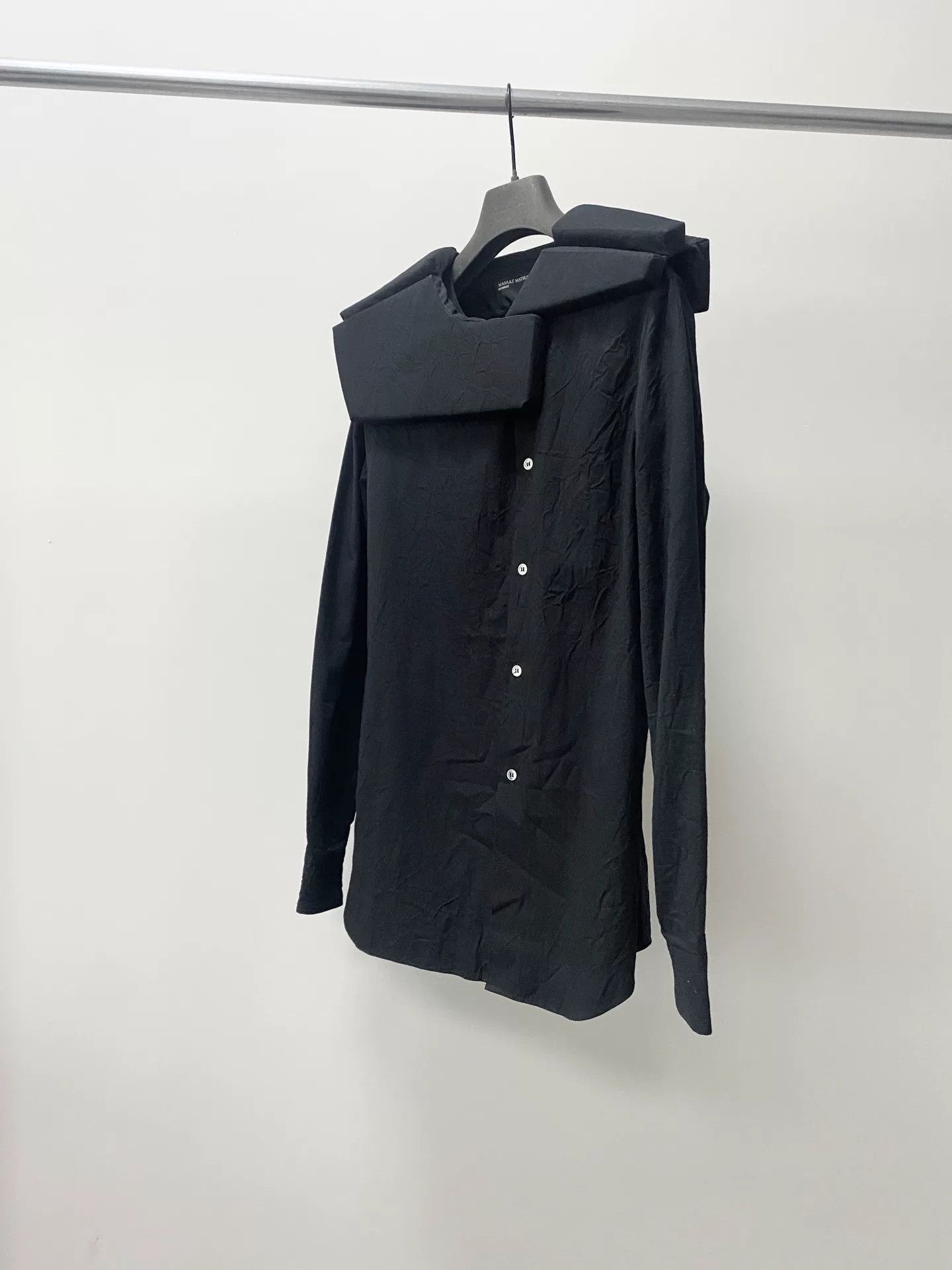 Masaki Matsushima Masakimatsushima 90s Sculpted Pleated Shirt Size M / US 6-8 / IT 42-44 - 3 Thumbnail