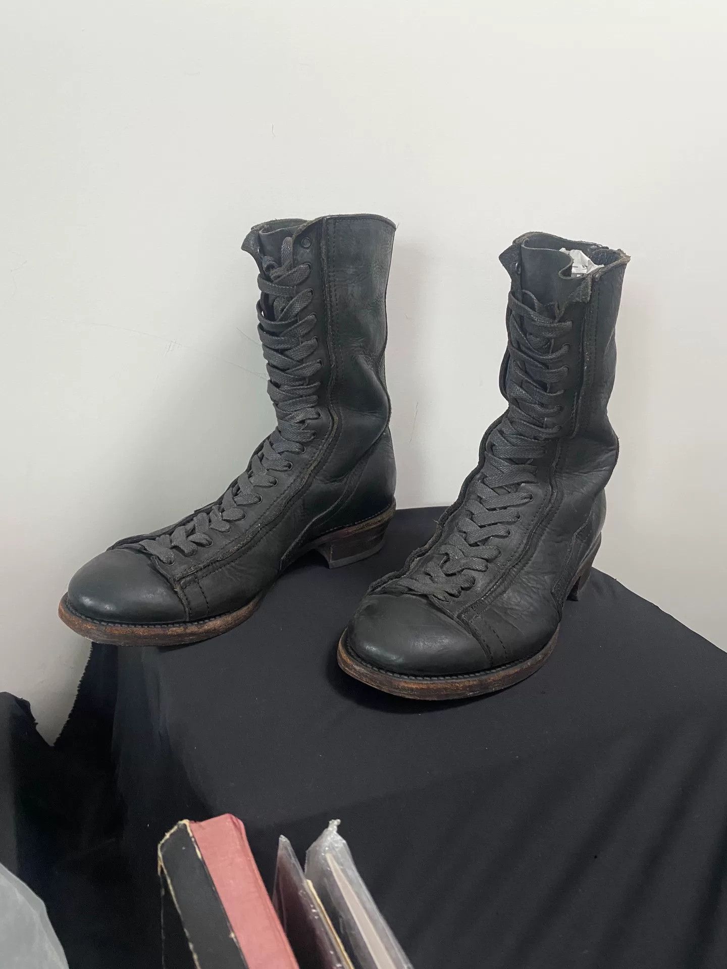 Julius Julius Dark Avant-Garde Leather Boots Size US 10 / EU 43 - 2 Thumbnail