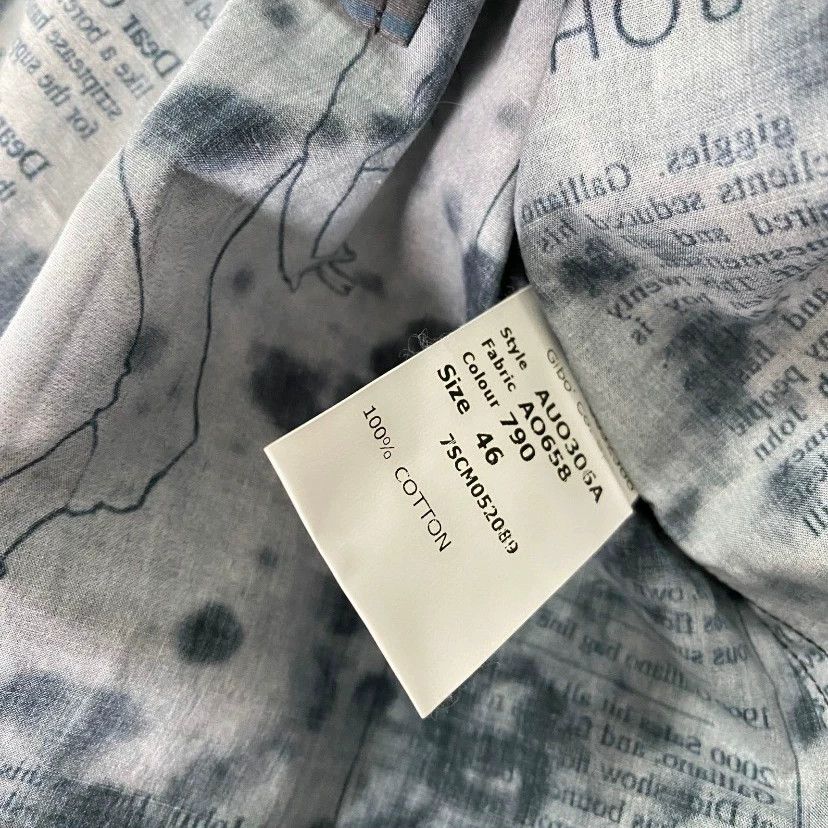 John Galliano John Galliano Screw Cap Newspaper Vest Size US M / EU 48-50 / 2 - 3 Thumbnail