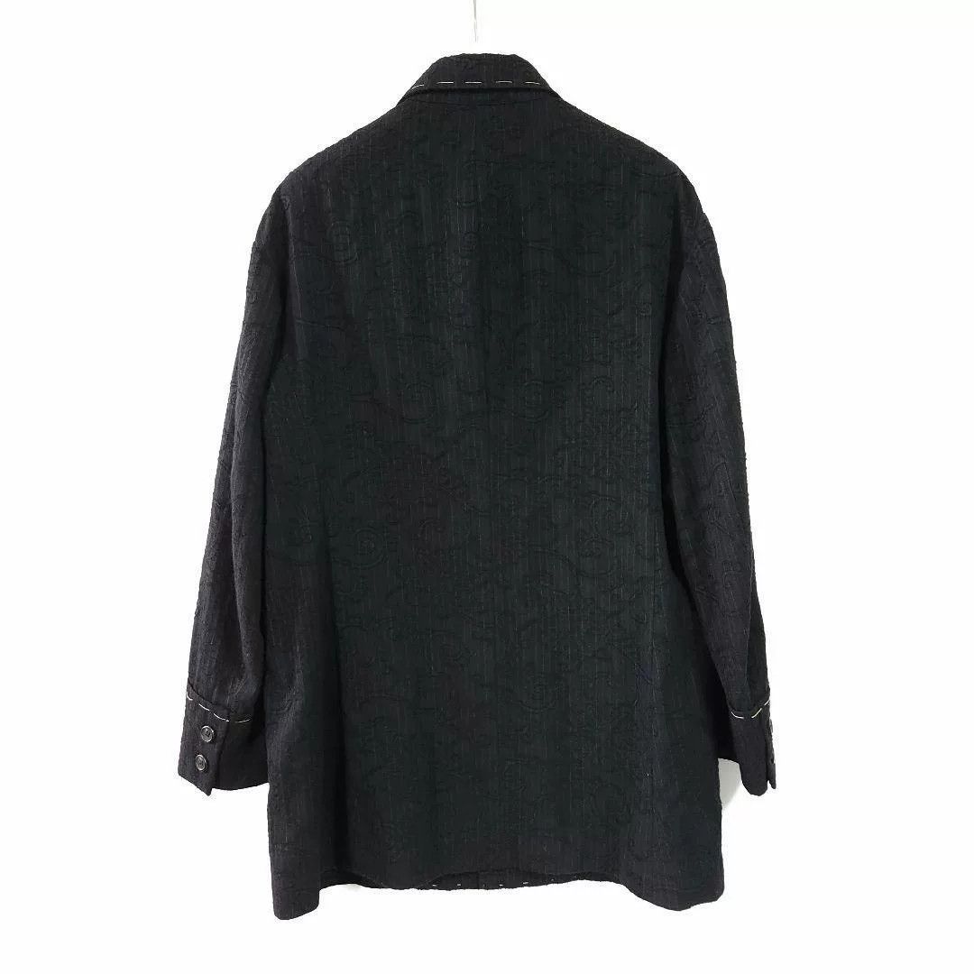 Yohji Yamamoto Yohji Yamamoto 1998 Floral Vine Topstitch Coat Size US S / EU 44-46 / 1 - 7 Thumbnail