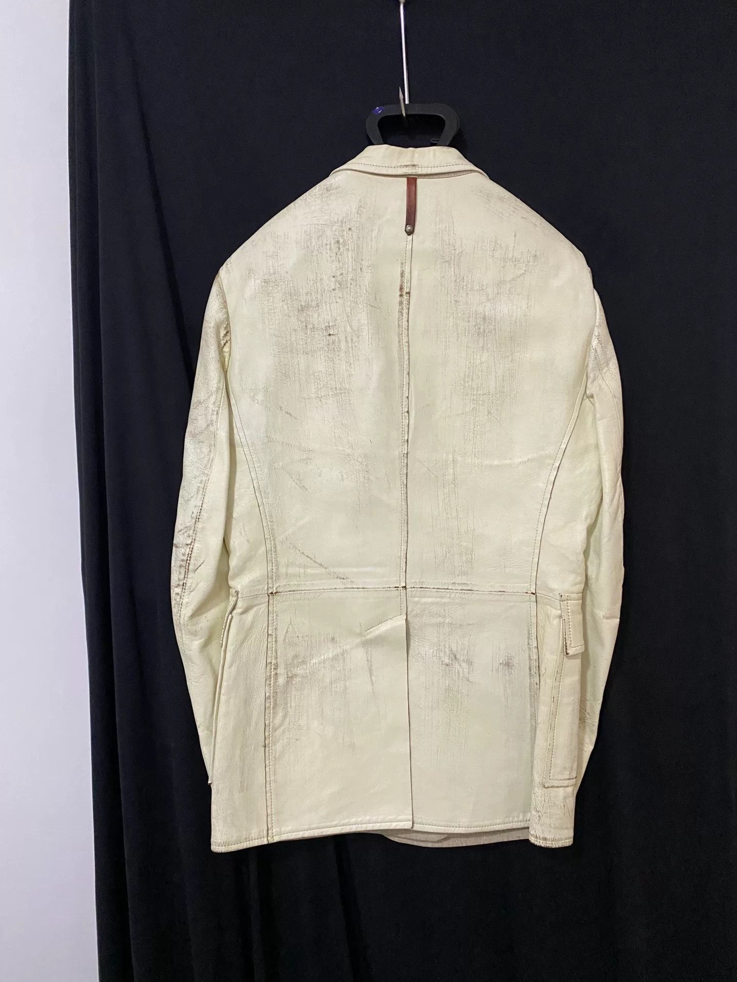 Isaac Sellam Experience Issac Sellam Distressed Leather Jacket Size US M / EU 48-50 / 2 - 3 Thumbnail