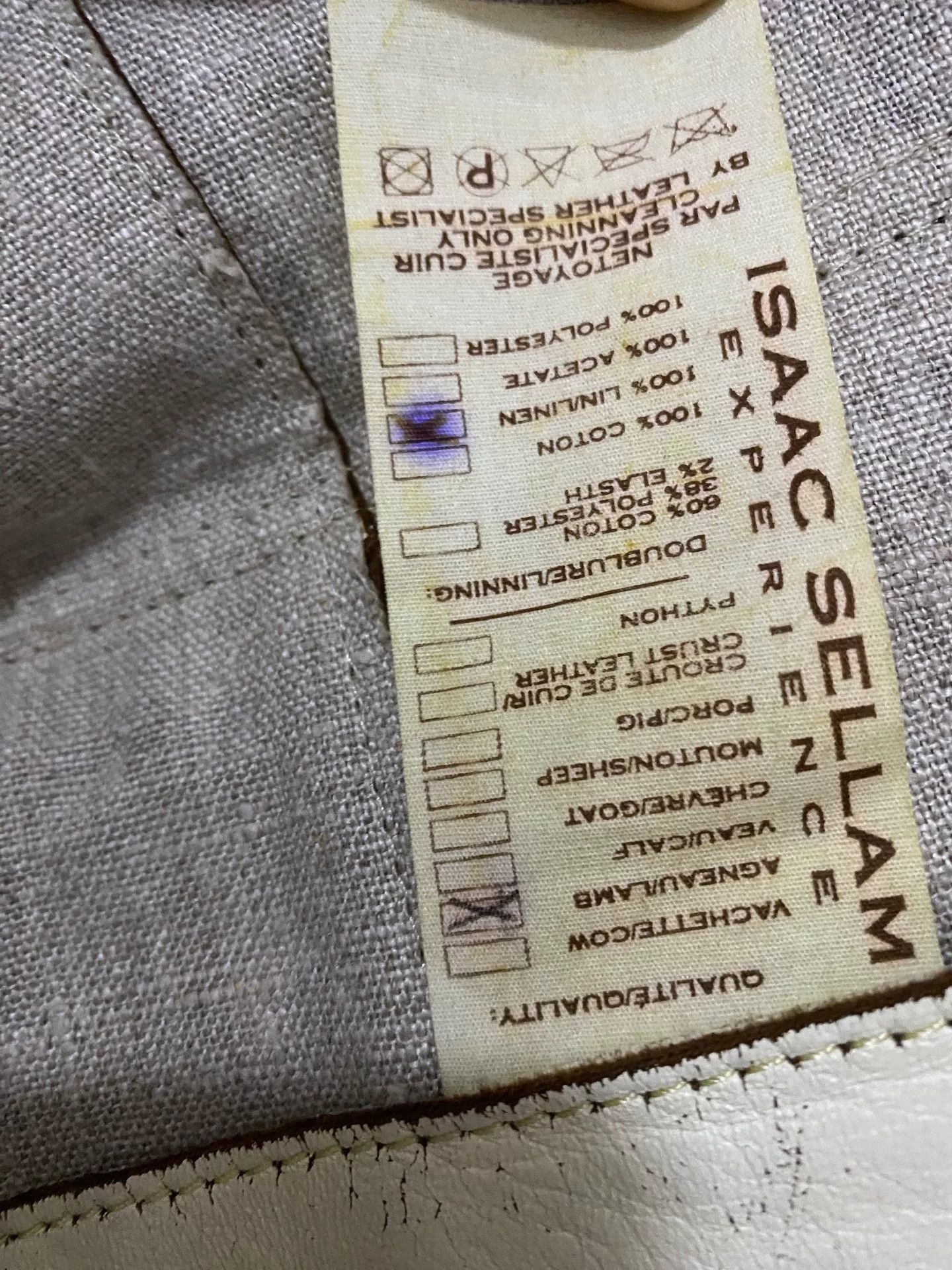 Isaac Sellam Experience Issac Sellam Distressed Leather Jacket Size US M / EU 48-50 / 2 - 5 Thumbnail