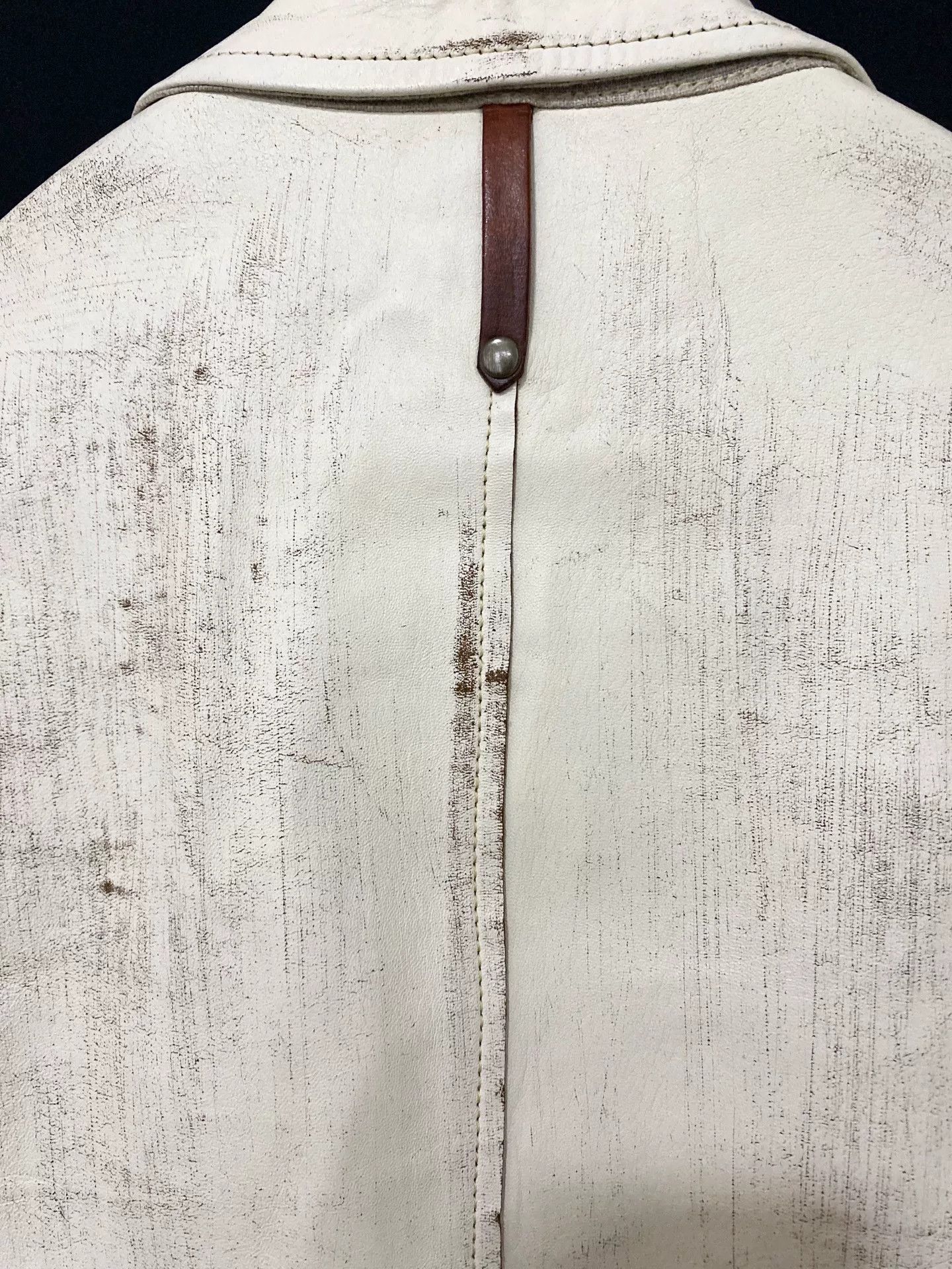 Isaac Sellam Experience Issac Sellam Distressed Leather Jacket Size US M / EU 48-50 / 2 - 8 Thumbnail