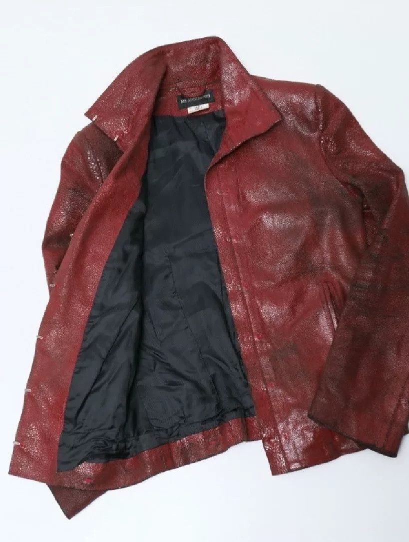 Ann Demeulemeester Ann Demeulemeester Lava Leather Jacket Size S / US 4 / IT 40 - 8 Thumbnail