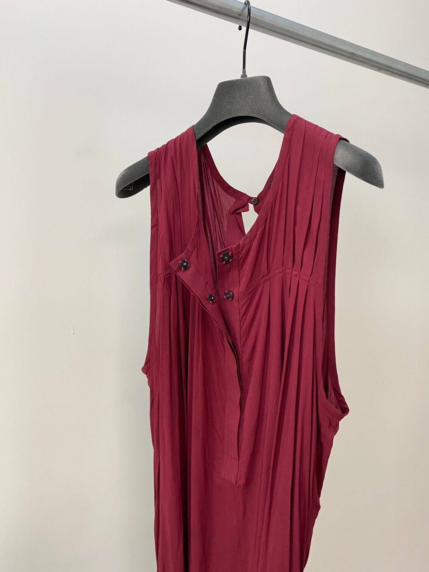 Ann Demeulemeester Ann Demeulemeester Tie Belt Button Dress Size S / US 4 / IT 40 - 2 Thumbnail