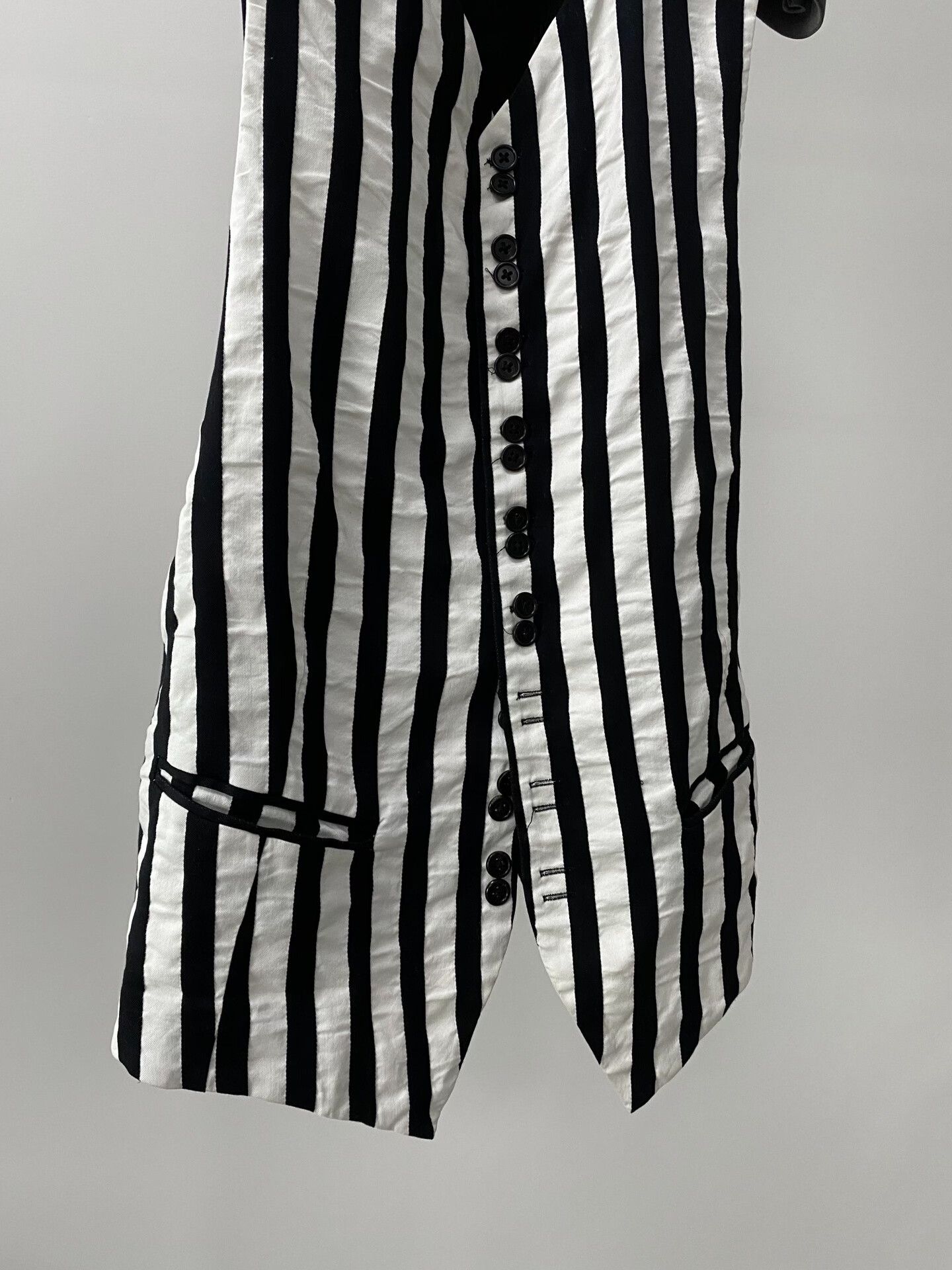 Ann Demeulemeester Ann Demeulemeester Pleated Double Strap Vest Size US XS / EU 42 / 0 - 2 Thumbnail