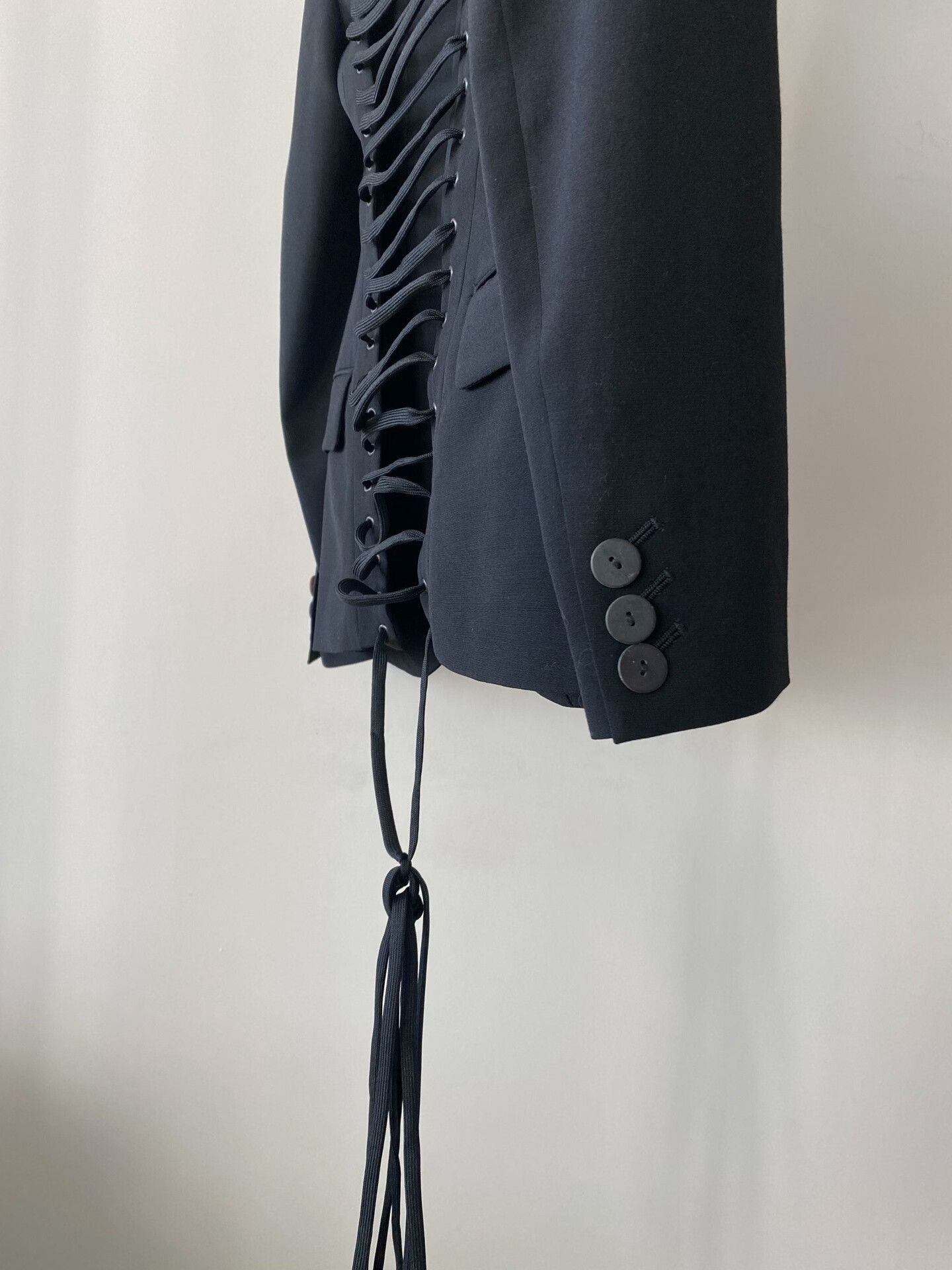 Jean Paul Gaultier Jean Paul Gaultier Cutout Lace-Up Coat Size S / US 4 / IT 40 - 5 Thumbnail