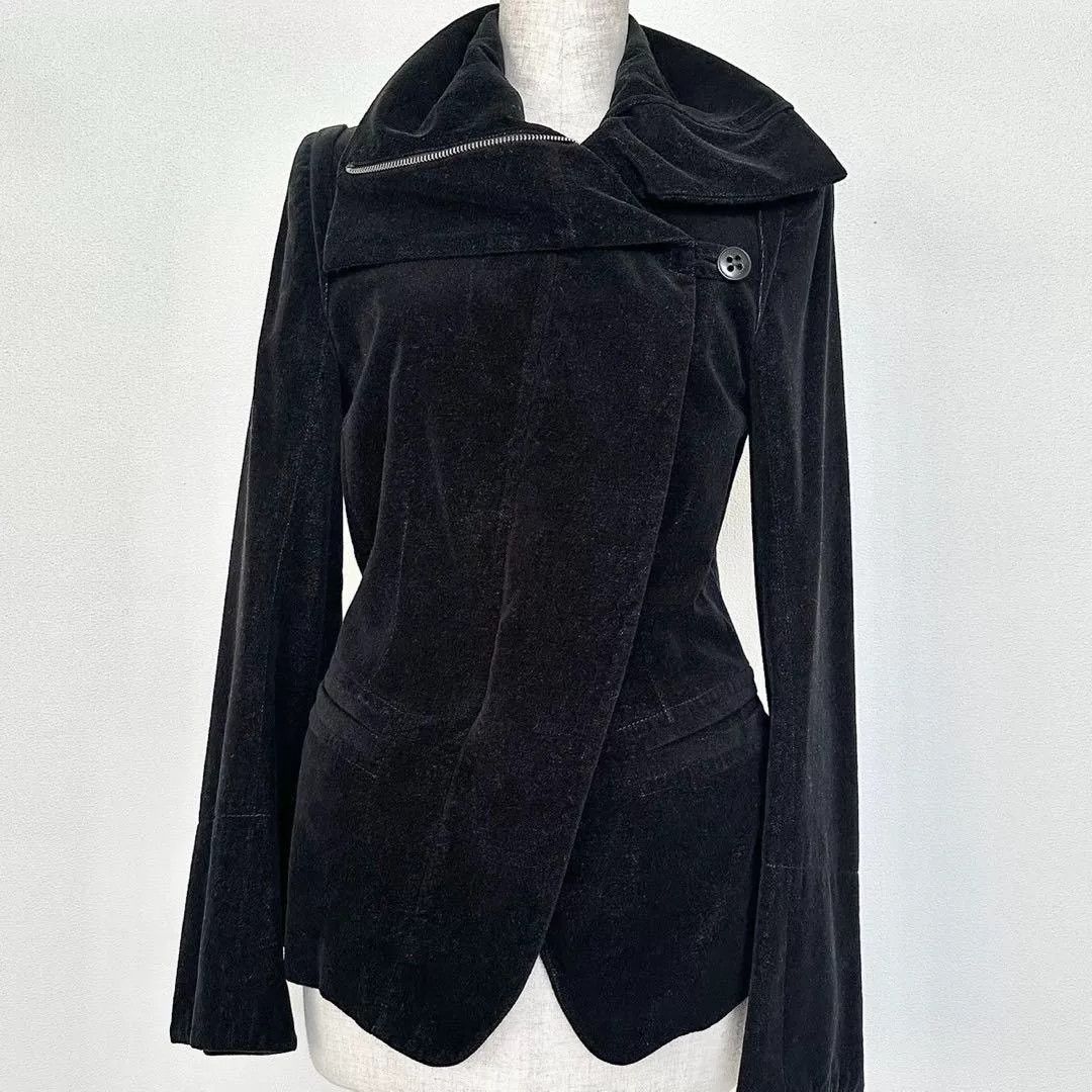 Ann Demeulemeester Ann Demeulemeester 2005 Fall Velvet Coat Size S / US 4 / IT 40 - 2 Thumbnail
