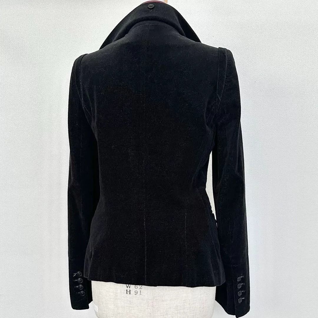 Ann Demeulemeester Ann Demeulemeester 2005 Fall Velvet Coat Size S / US 4 / IT 40 - 5 Thumbnail