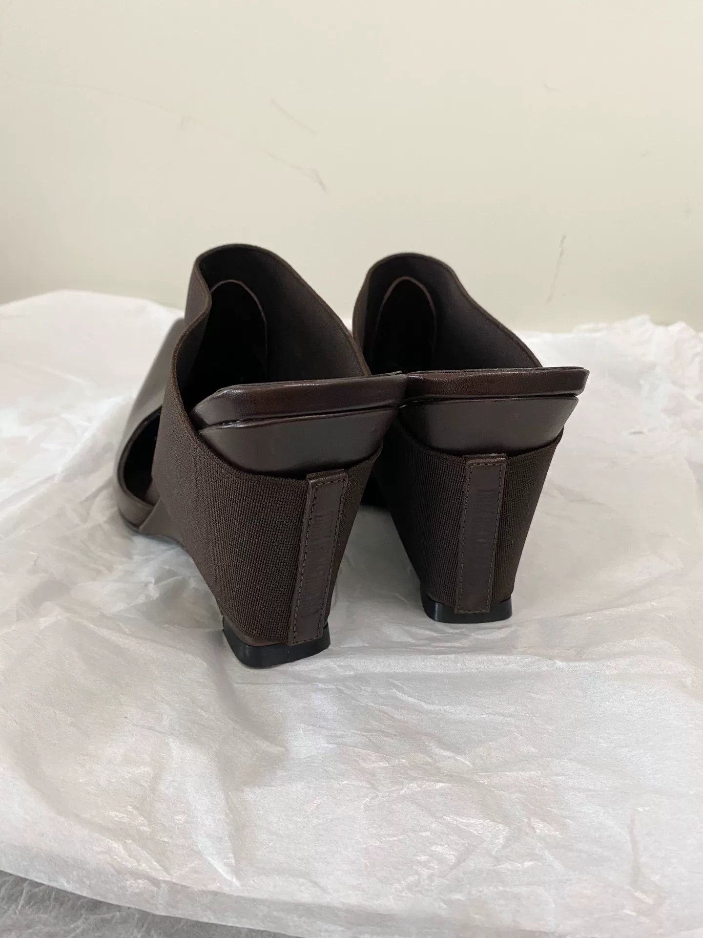 Dirk Bikkembergs Dirk Bikkembergs Pointed Toe Wedge Mules Size US 6 / IT 36 - 6 Thumbnail