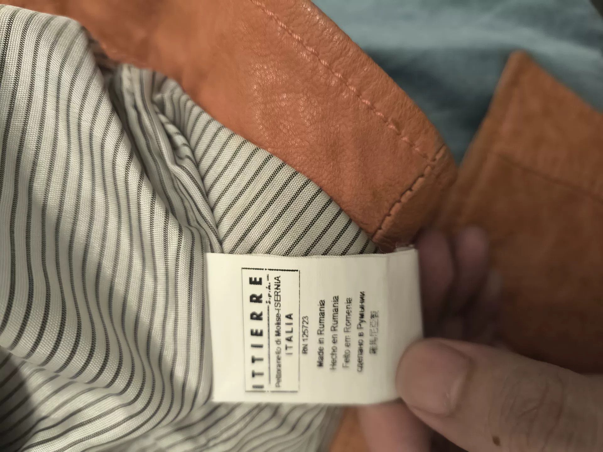 Balmain Balmain Orange Leather Jacket Size M / US 6-8 / IT 42-44 - 6 Thumbnail