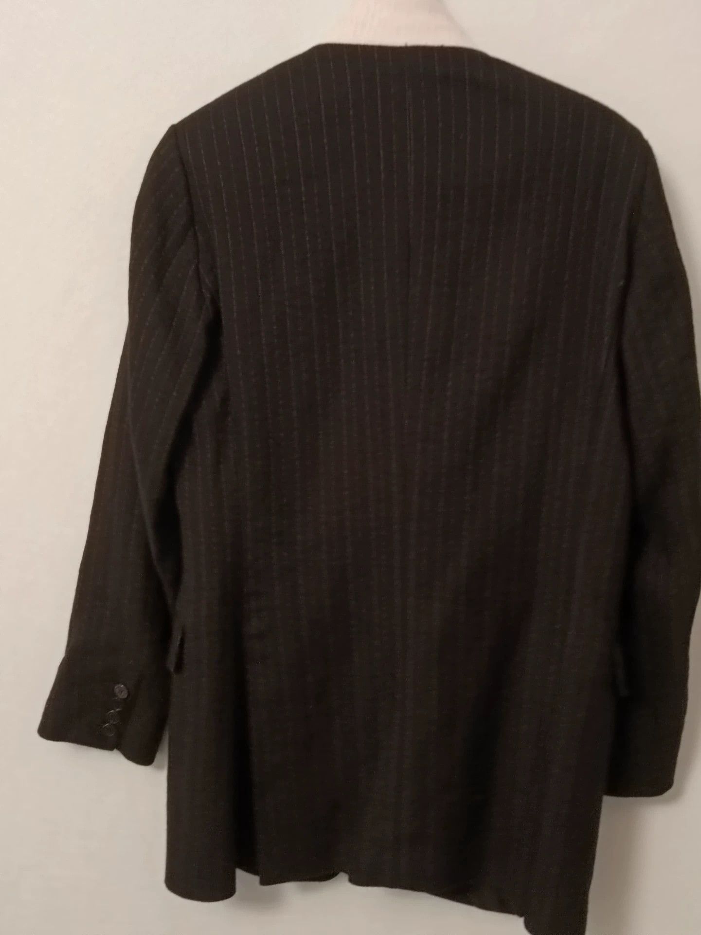 Dries Van Noten Dries Van Noten Striped White Lapel Blazer Size US M / EU 48-50 / 2 - 4 Thumbnail