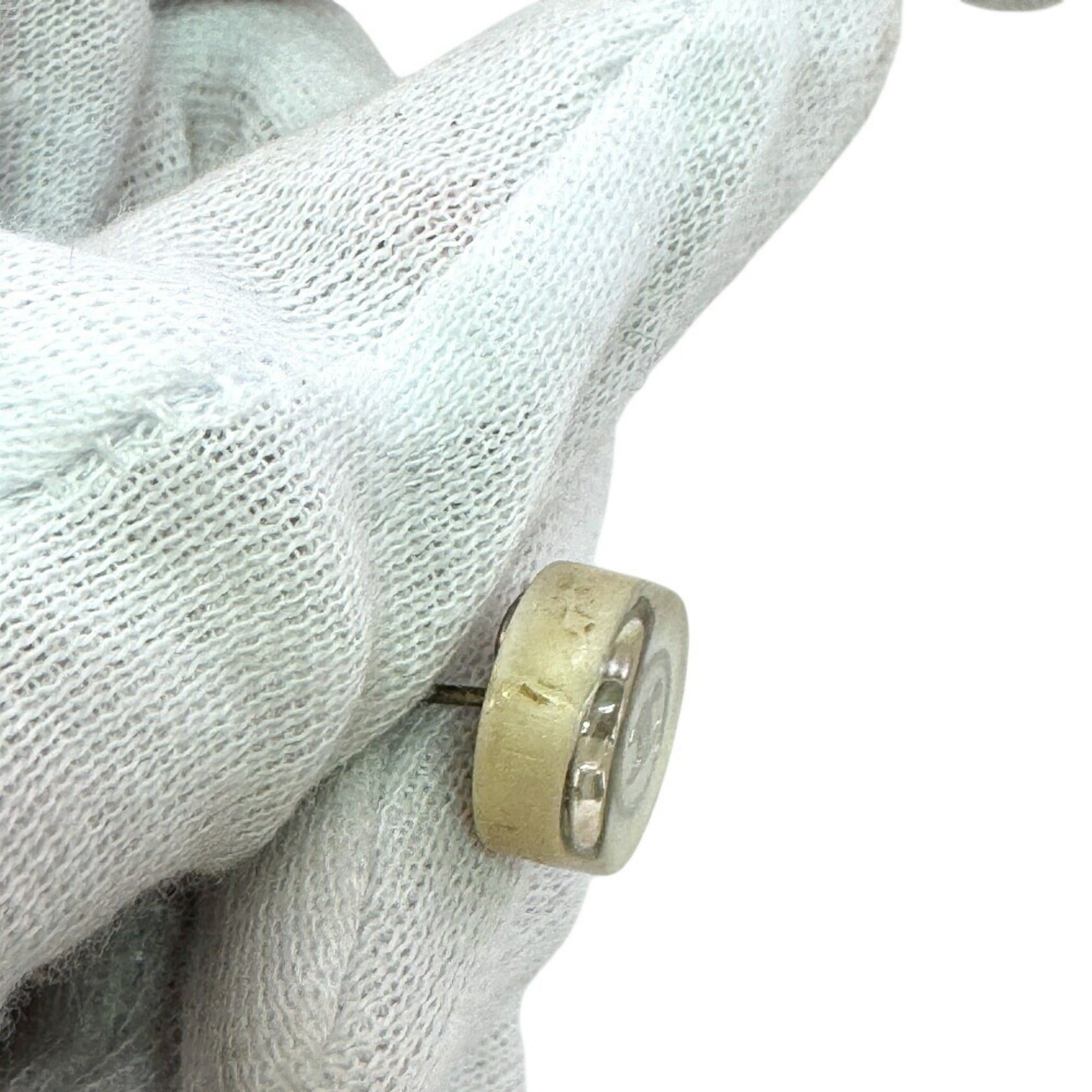 Chanel CHANEL Coco Mark Earrings in White Size ONE SIZE - 6 Thumbnail