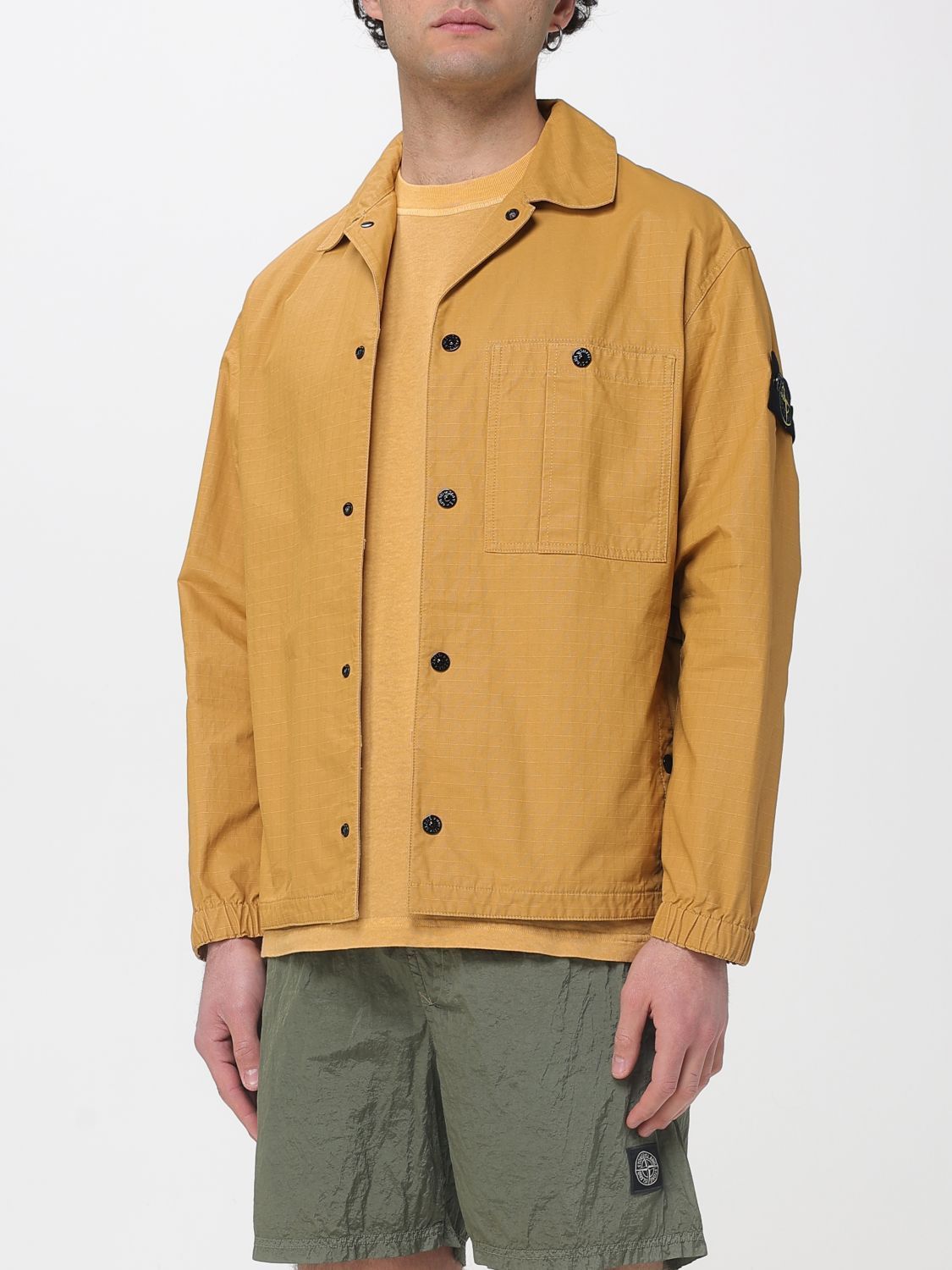 Stone Island Stone Island Jacket Men Yellow Size US L / EU 52-54 / 3 - 3 Thumbnail