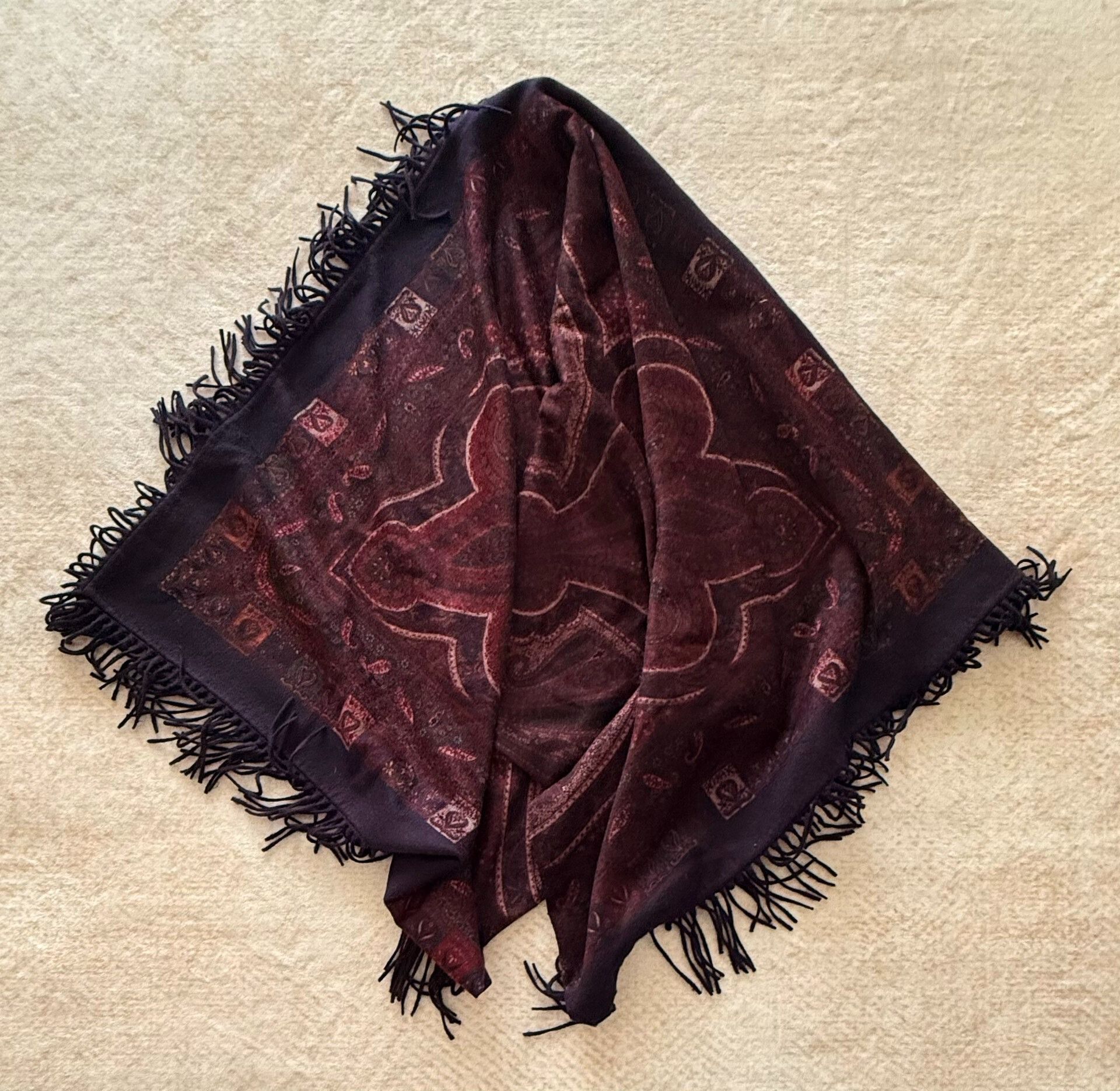 Loro Piana Loro Piana Paisley Cashmere Shawl Size ONE SIZE - 3 Thumbnail
