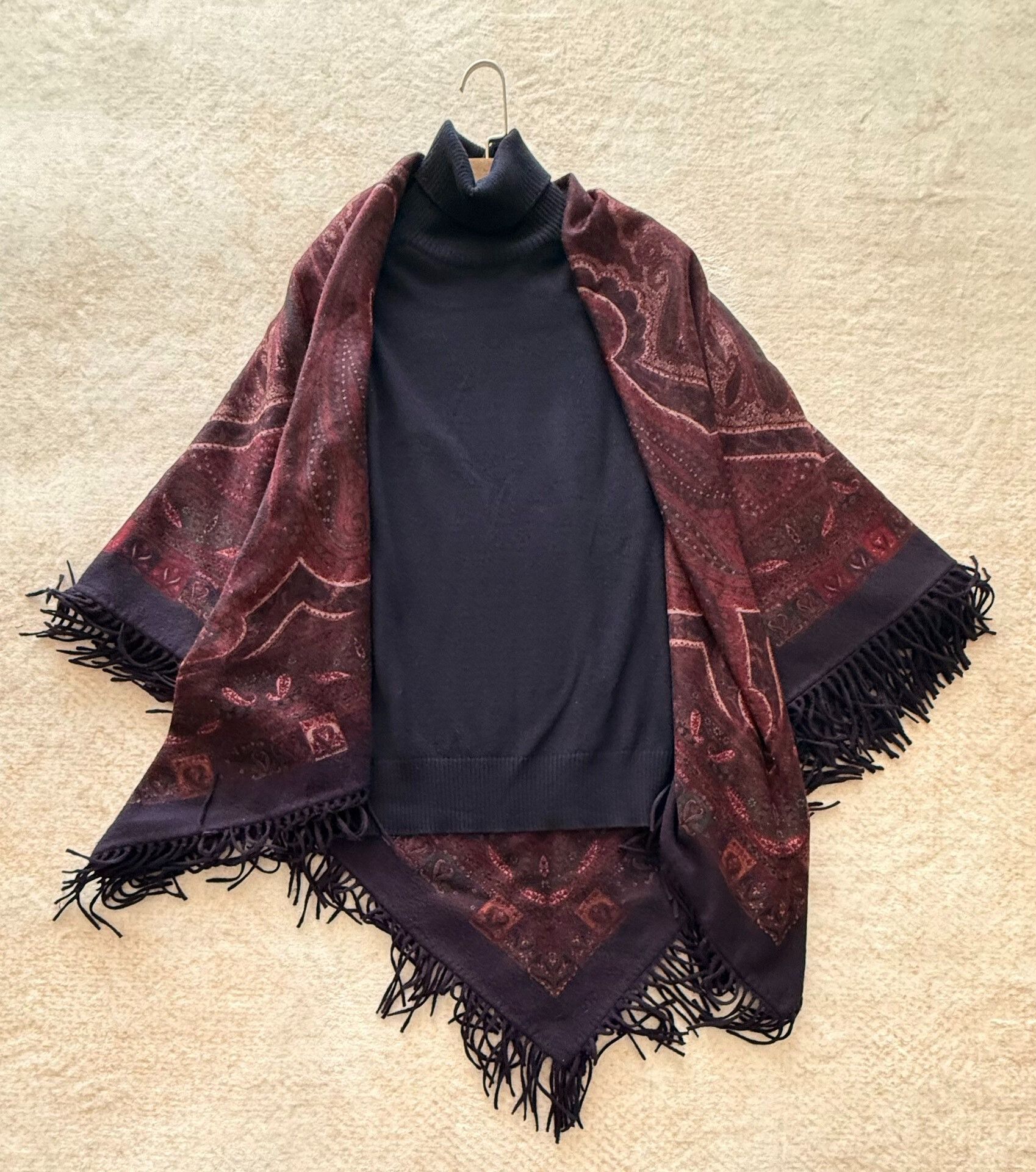 Loro Piana Loro Piana Paisley Cashmere Shawl Size ONE SIZE - 2 Thumbnail