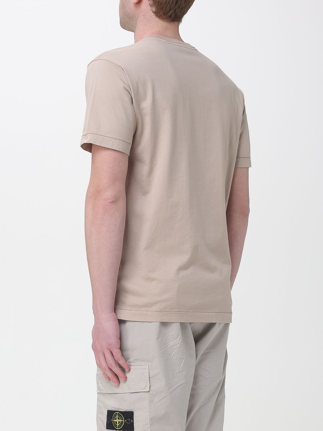 Stone Island Stone Island T-Shirt Men Beige Size US L / EU 52-54 / 3 - 3 Thumbnail