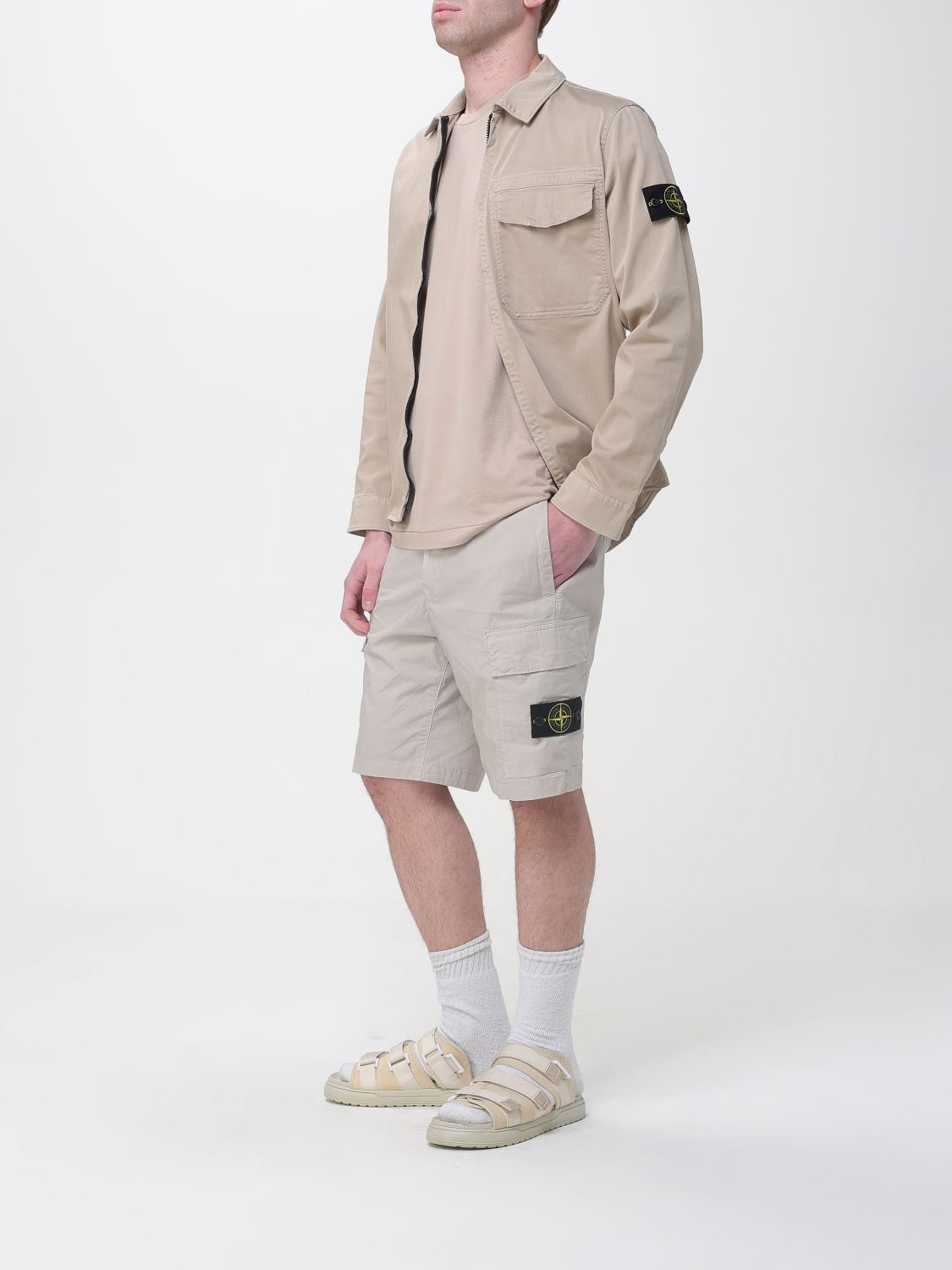 Stone Island Stone Island T-Shirt Men Beige Size US L / EU 52-54 / 3 - 2 Thumbnail