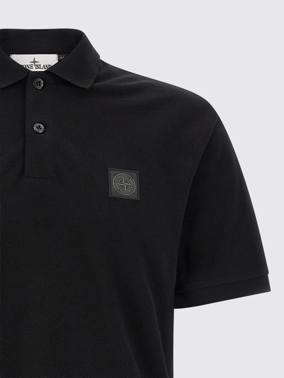 Stone Island Stone Island Polo Shirt Men Black Size US XL / EU 56 / 4 - 4 Thumbnail