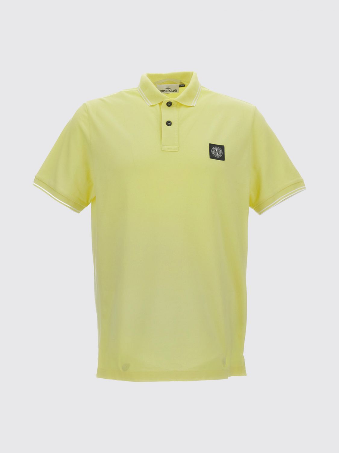Stone Island Stone Island Polo Shirt Men Yellow Size US M / EU 48-50 / 2 - 2 Thumbnail