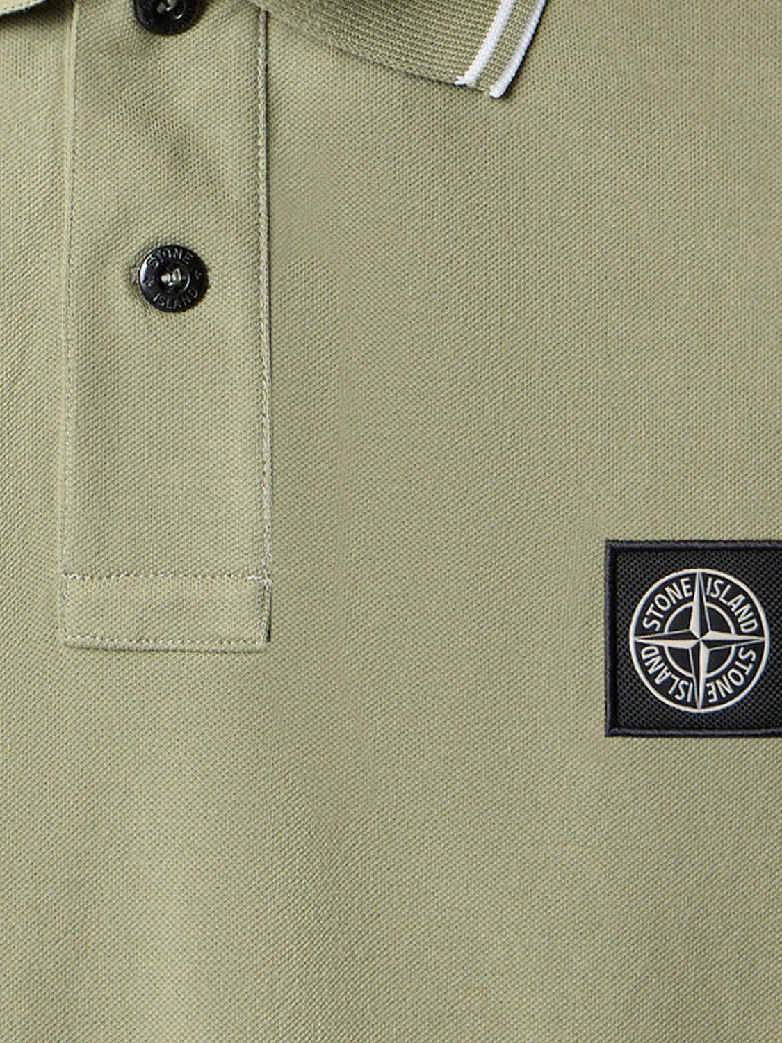 Stone Island Stone Island Polo Shirt Men Military Size US XXL / EU 58 / 5 - 4 Thumbnail