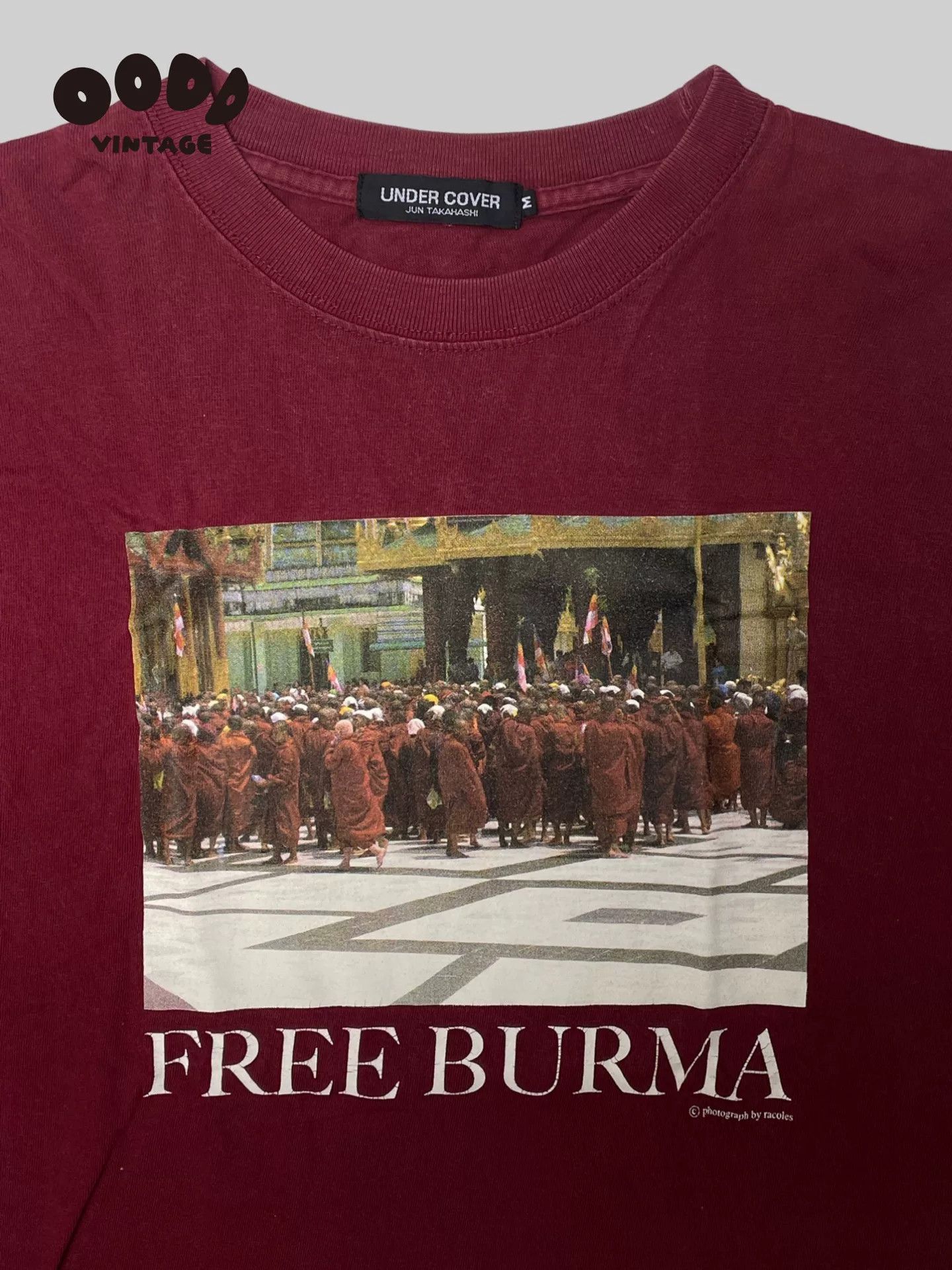 Undercover UNDERCOVER 2007 Free Burma T-Shirt Size US M / EU 48-50 / 2 - 3 Thumbnail